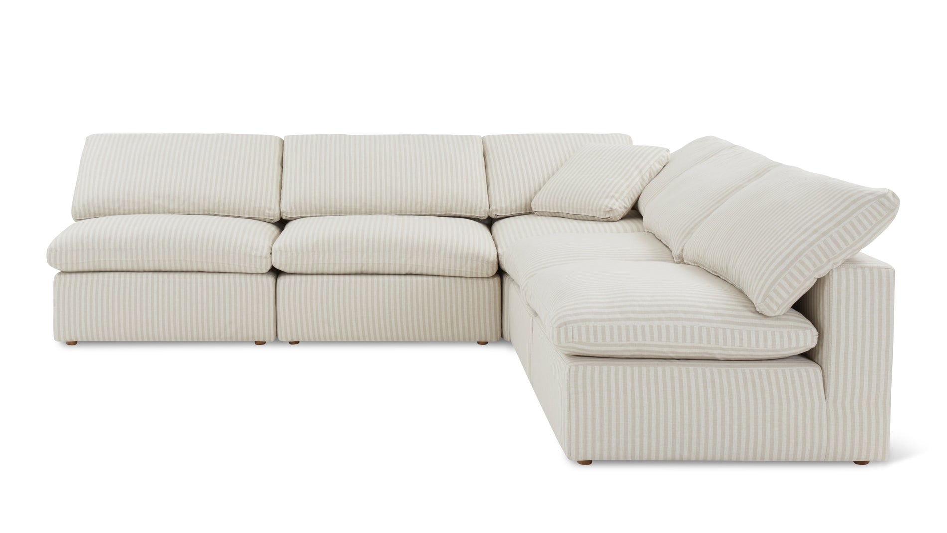 Movie Night™ 5-Piece Modular Sectional Open, Standard, Newport Stripe_image