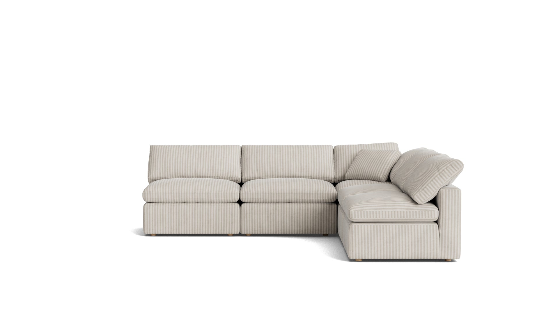 Movie Night™ 5-Piece Modular Sectional Open, Standard, Newport Stripe_image