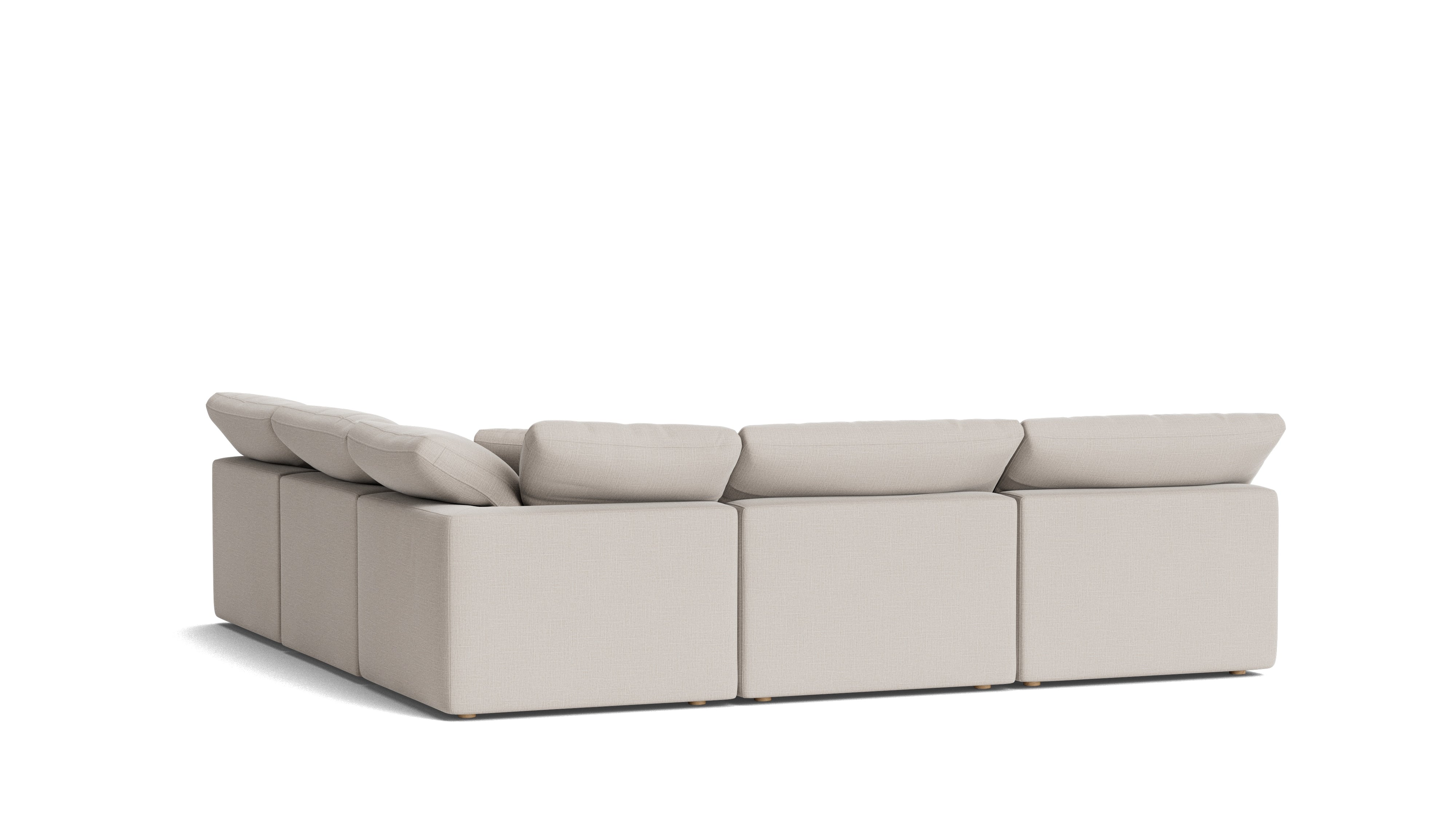 Movie Night™ 5-Piece Modular Sectional Open, Standard, Clay