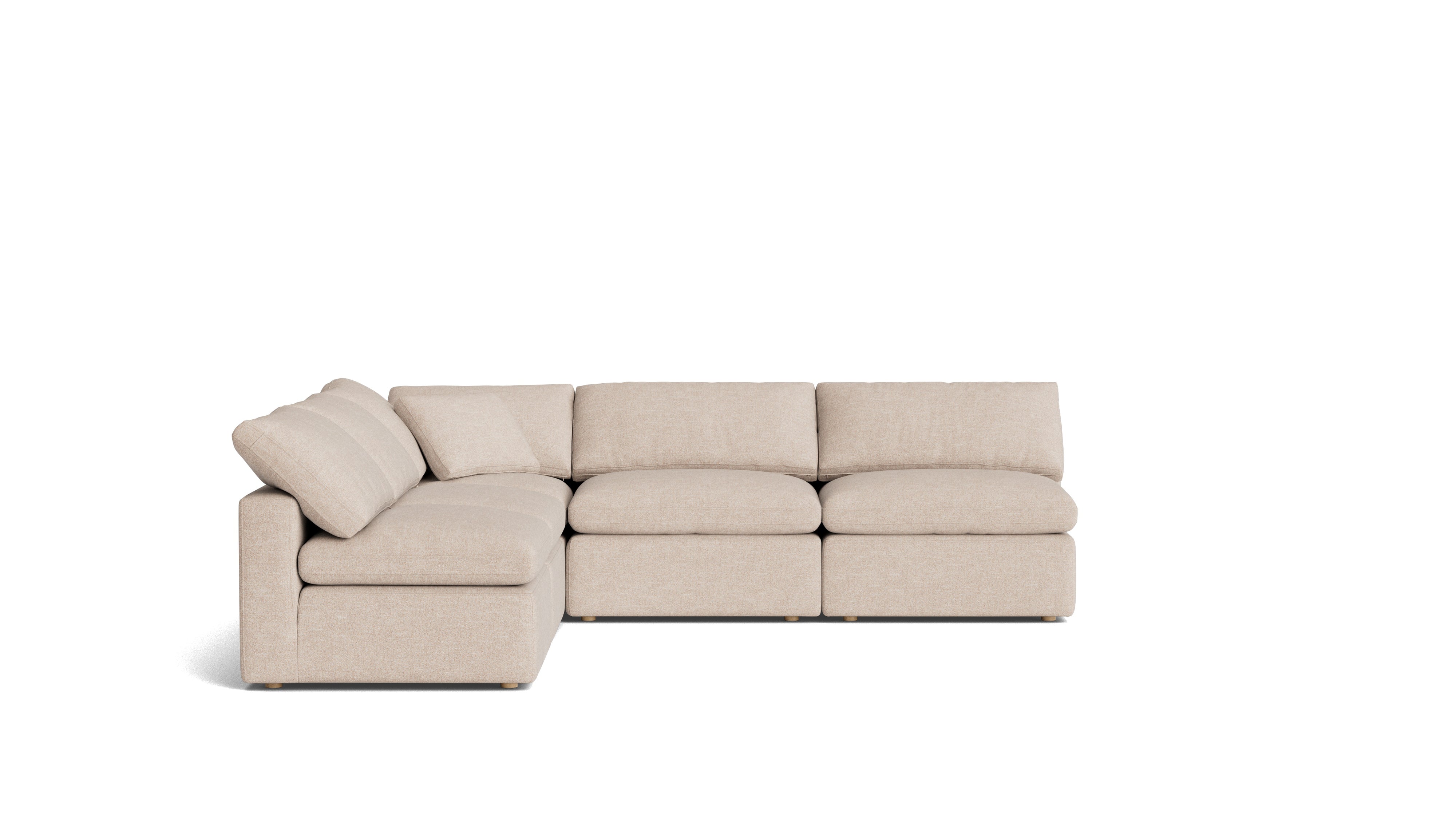 Movie Night™ 5-Piece Modular Sectional Open, Standard, Sunbeam