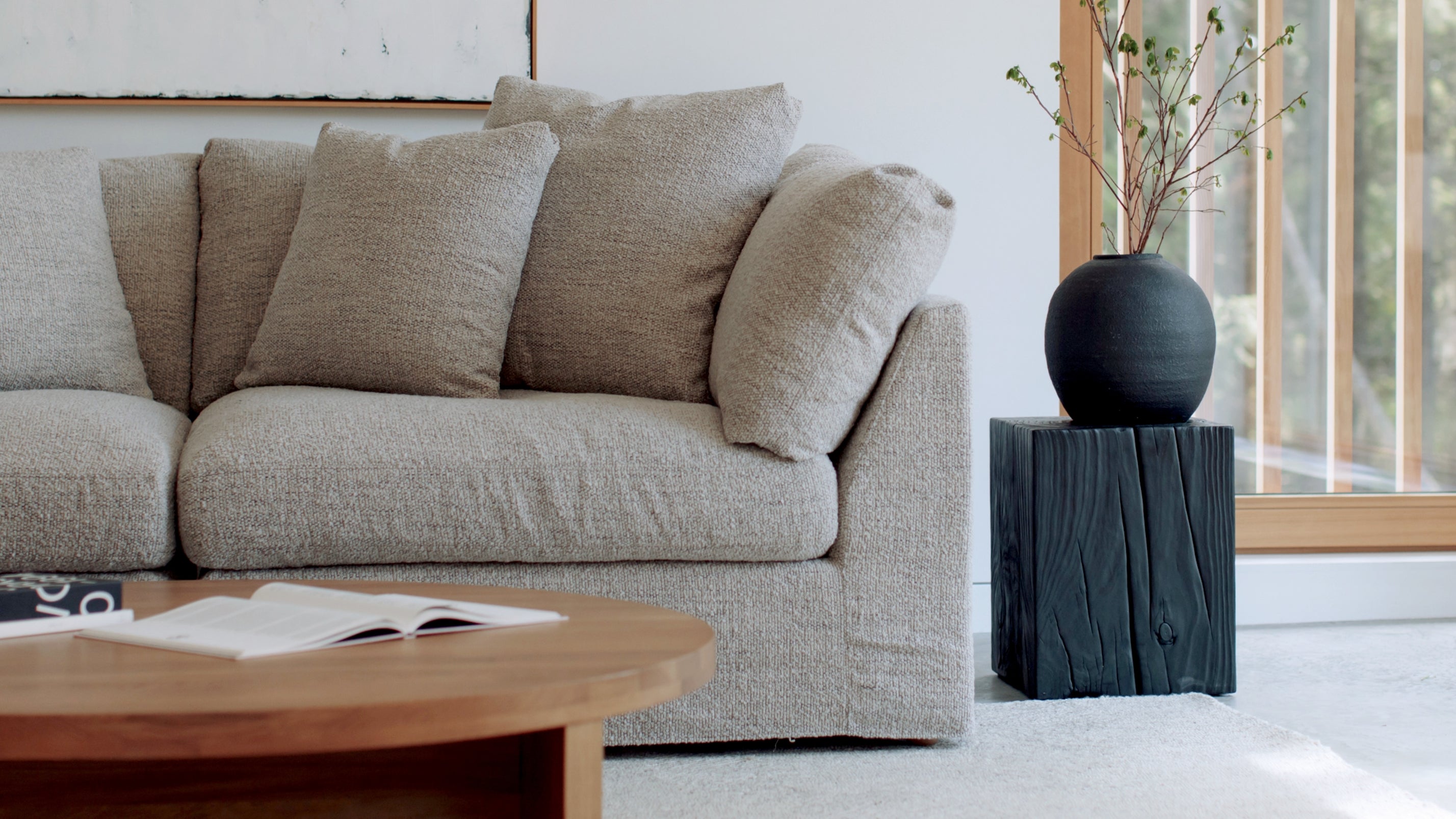 Amalfi Stool, Burned Pine - Image 3