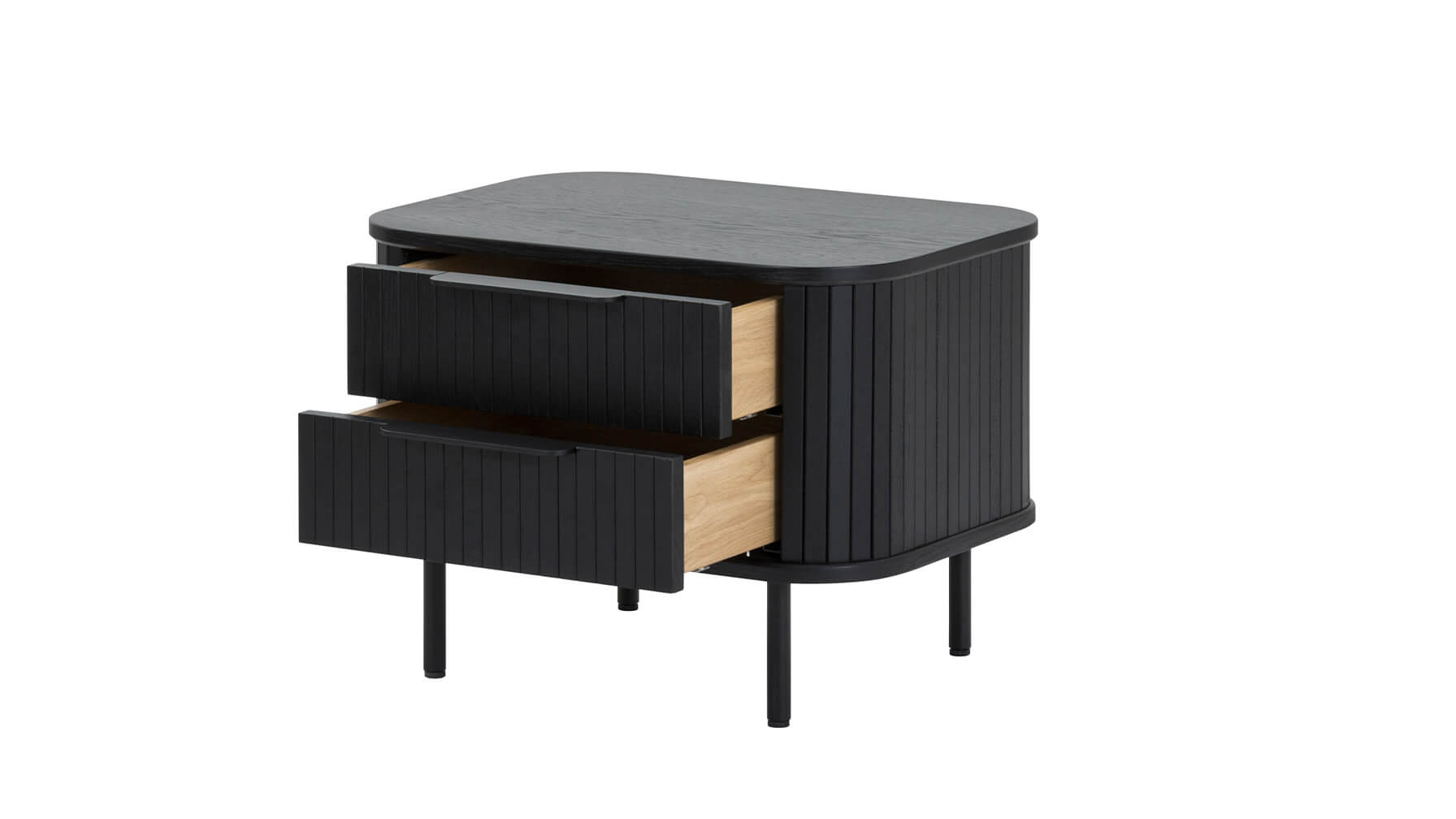 Easy Edge Nightstand, Black Oak - Image 8