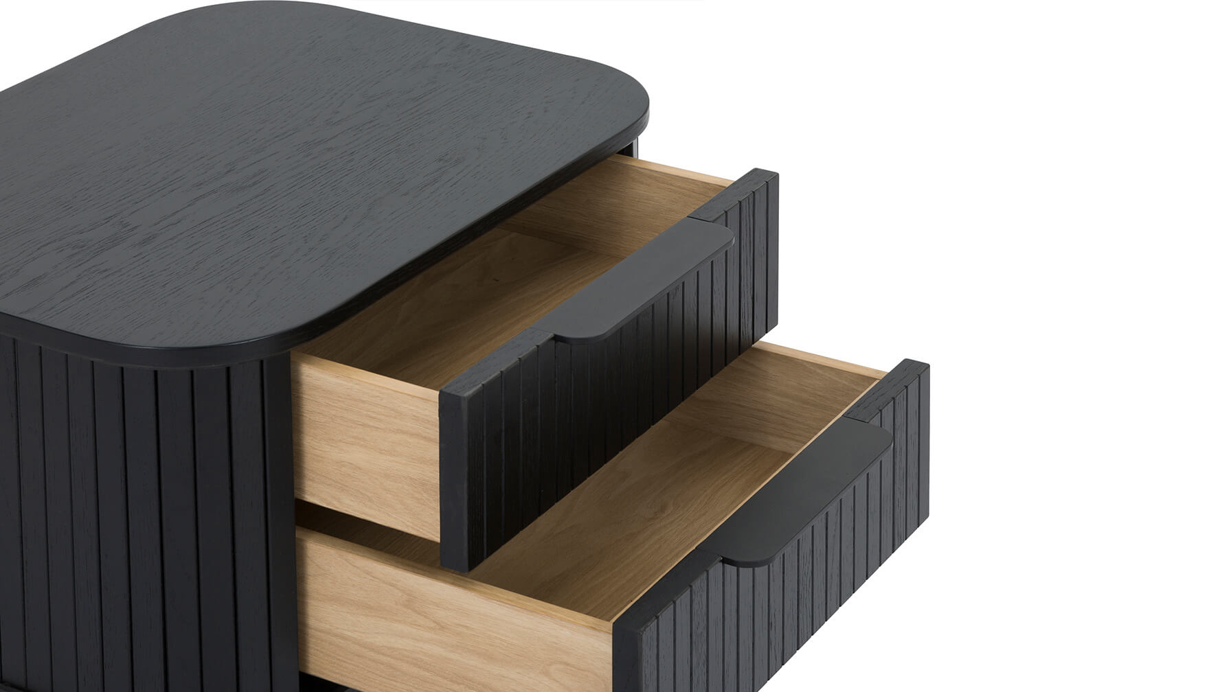 Easy Edge Nightstand, Black Oak - Image 7