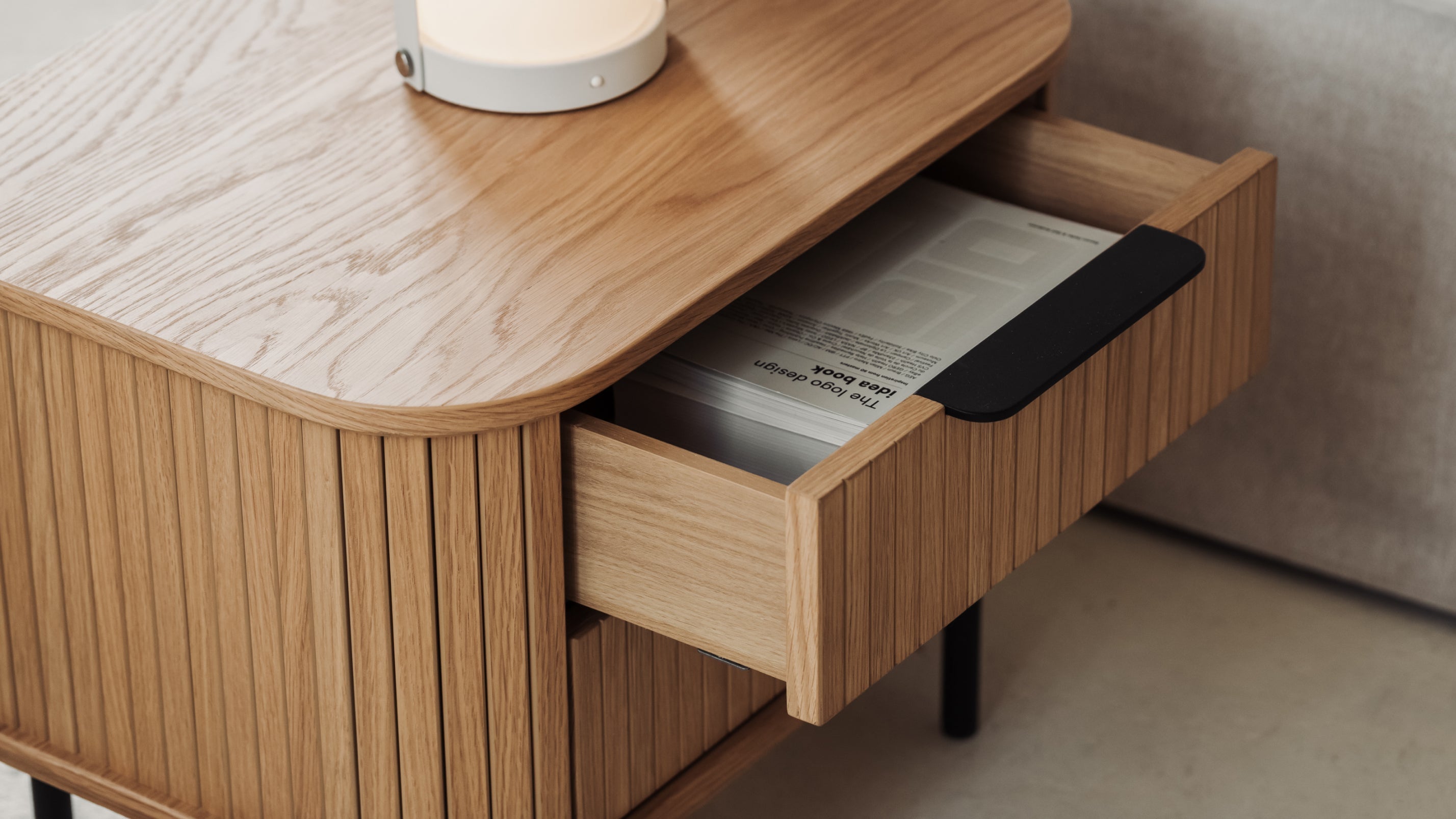 Easy Edge Nightstand, White Oak - Image 4