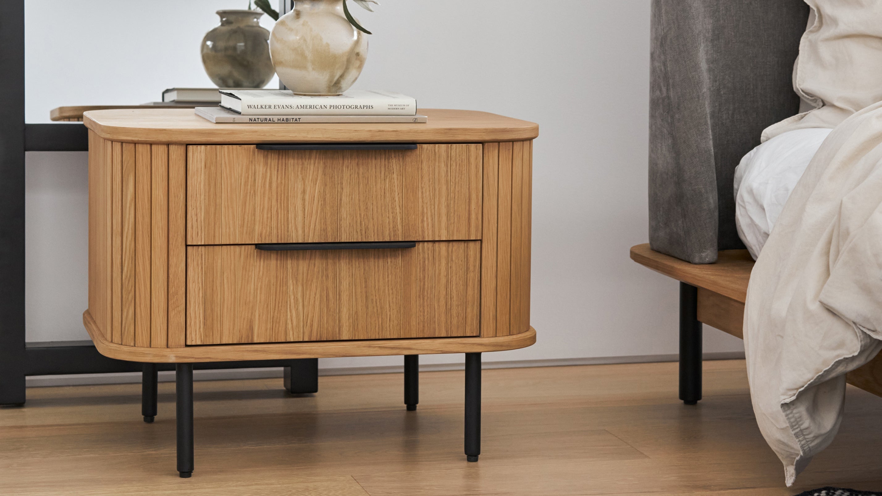 Easy Edge Nightstand, White Oak - Image 10