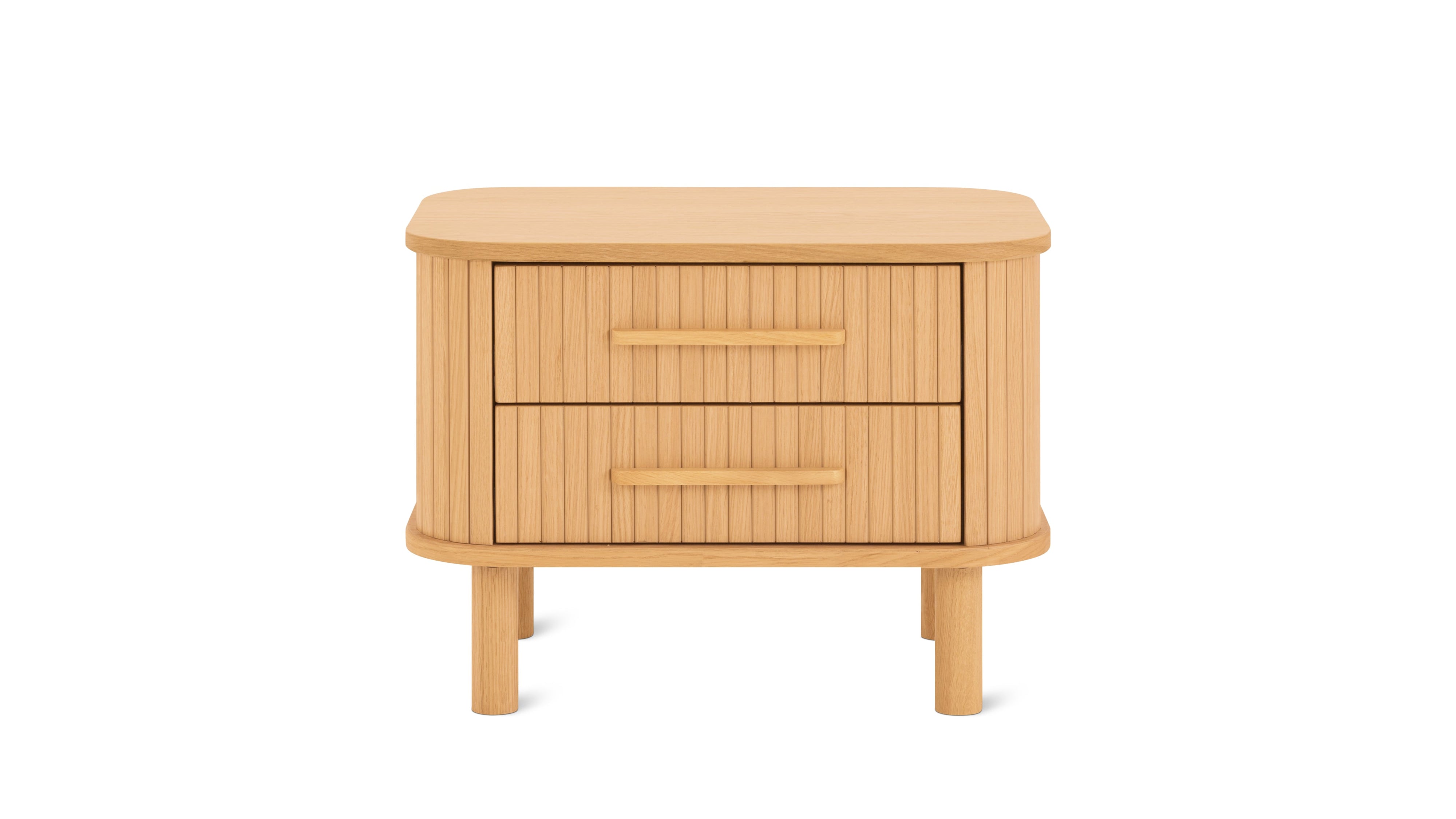 Easy Edge Nightstand All Wood, White Oak - Sundays CompanySID - SH - 002 - 024