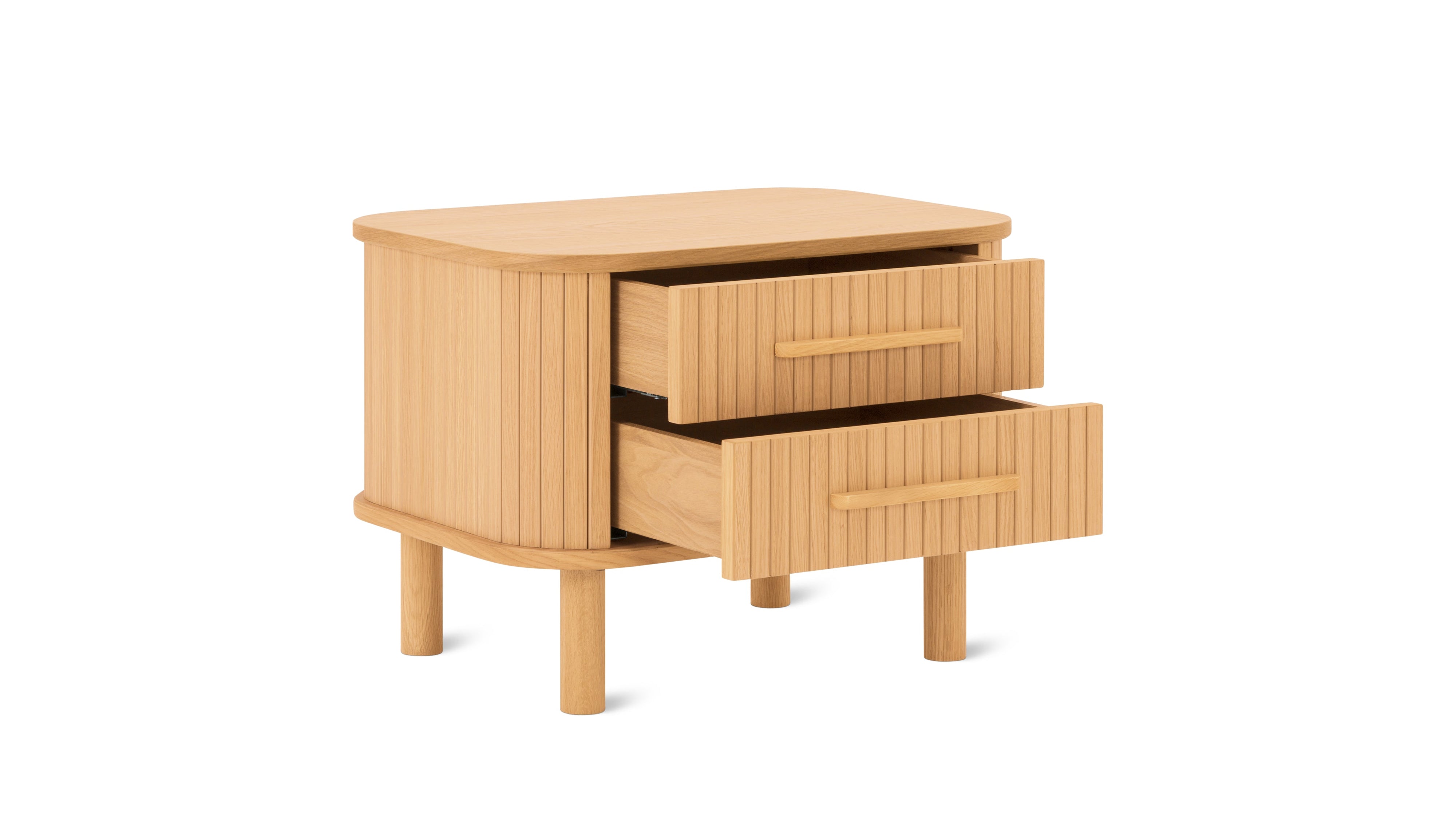Easy Edge Nightstand All Wood, White Oak - Image 12