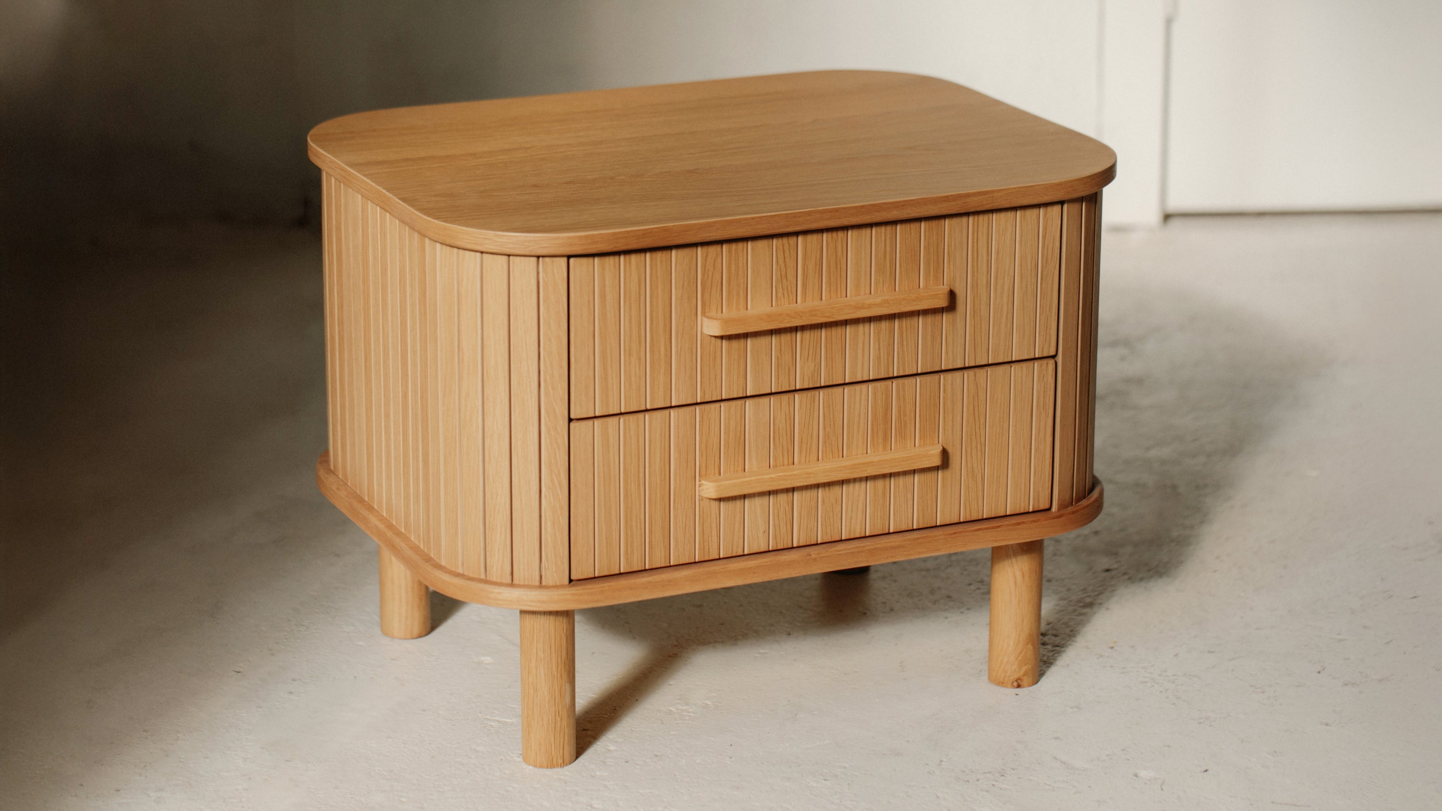 Easy Edge Nightstand All Wood, White Oak - Image 12