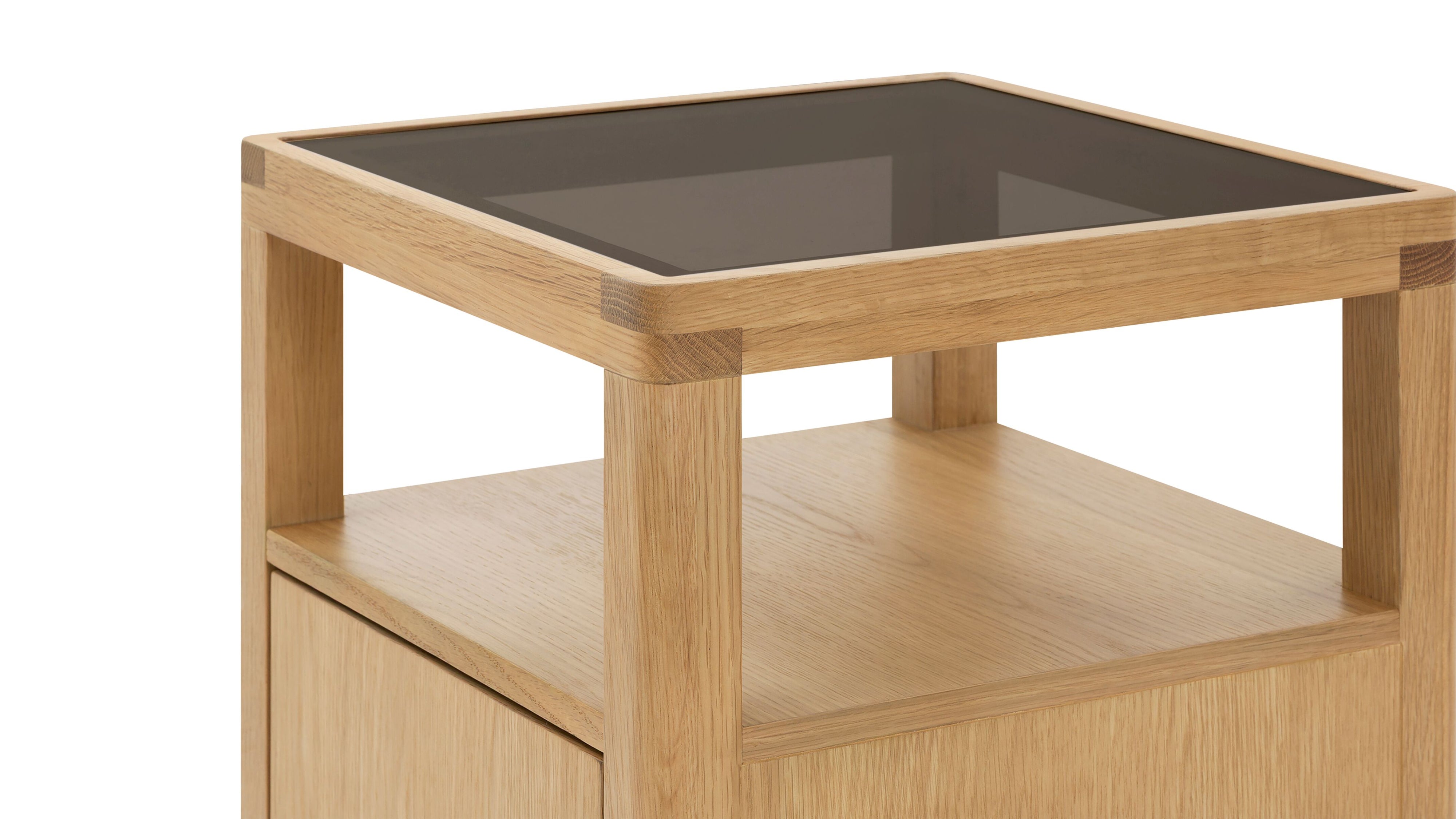 Glimpse Pedestal, White Oak