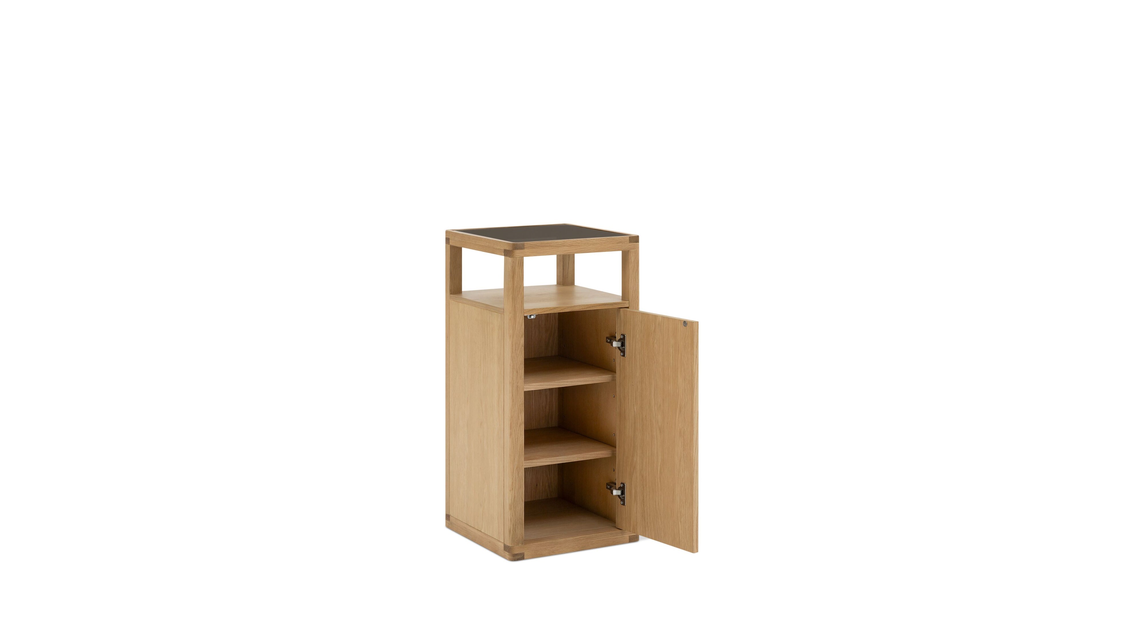Glimpse Pedestal, White Oak