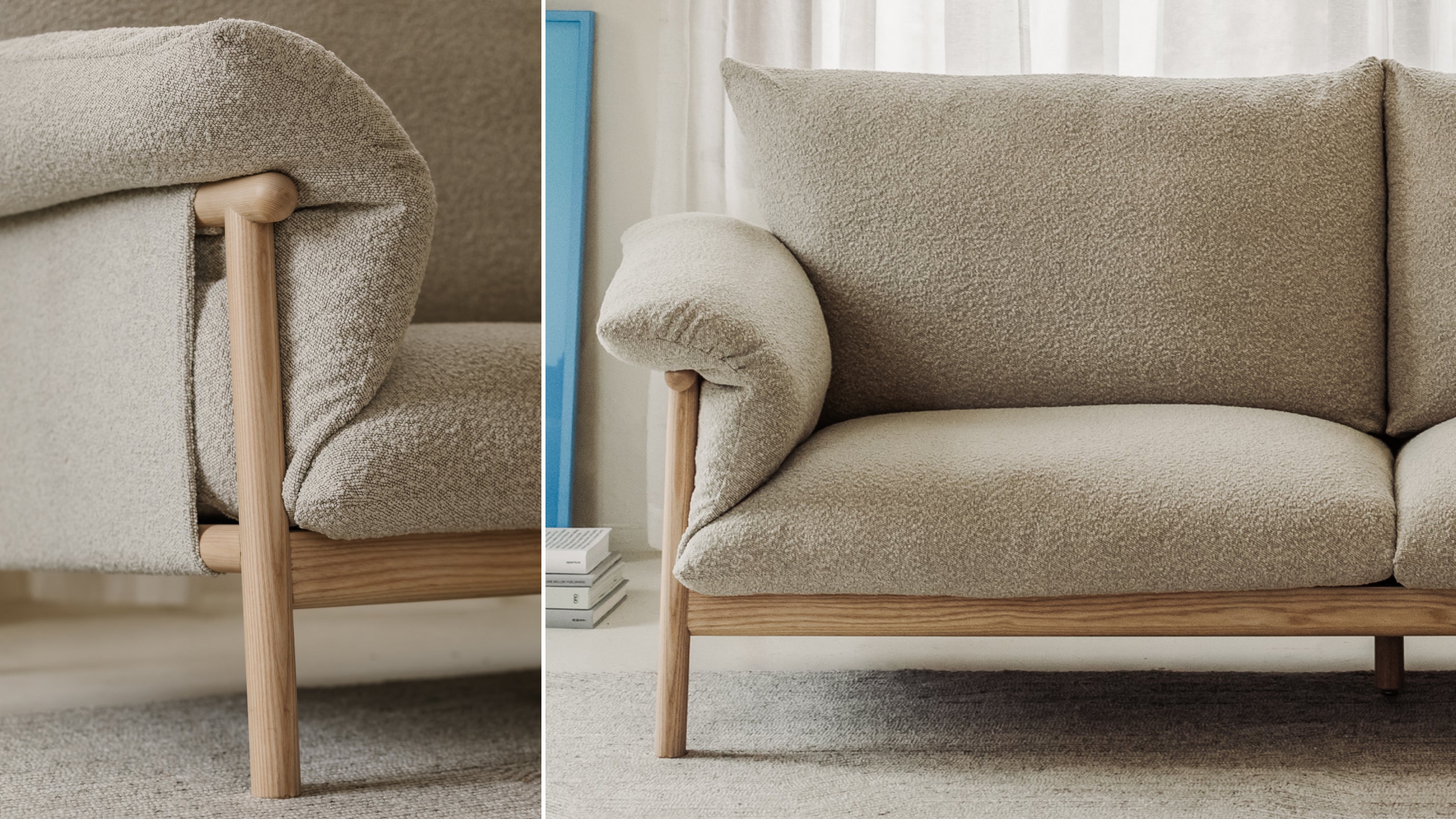 Pillow Talk Sofa, Warm Frost - Image 4