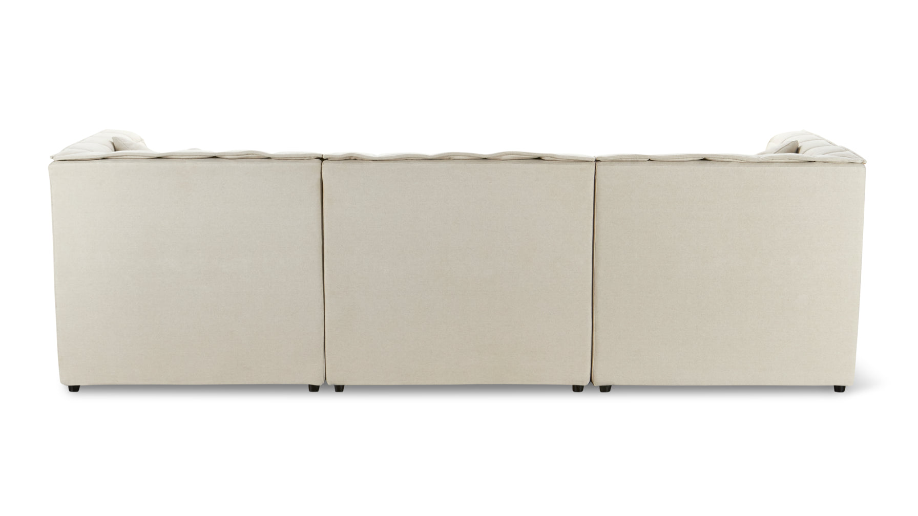 Quilt 3-Piece Modular Sofa, Fawn - Image 6
