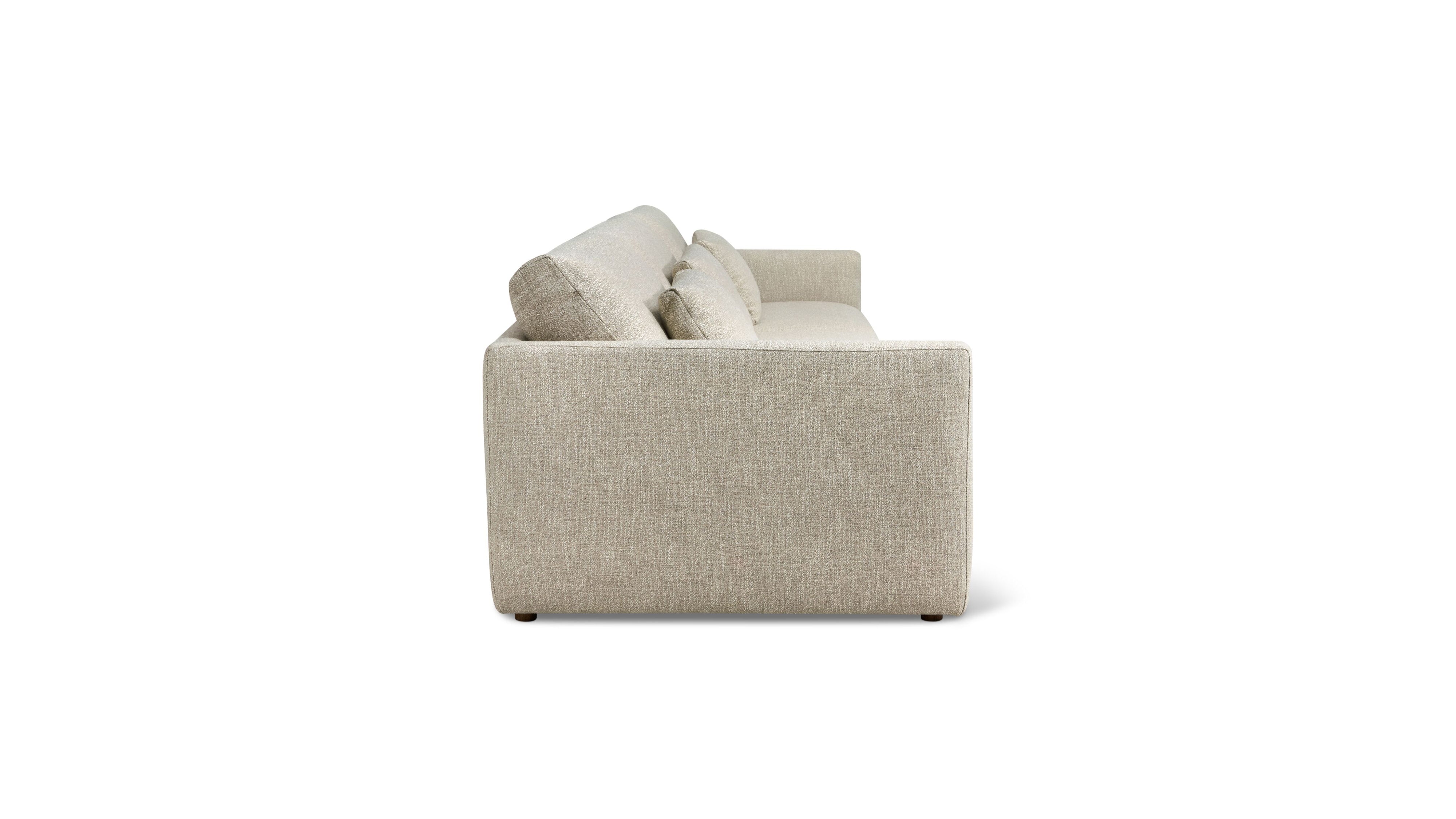Wind Down 3-Piece Modular Sofa, Flax