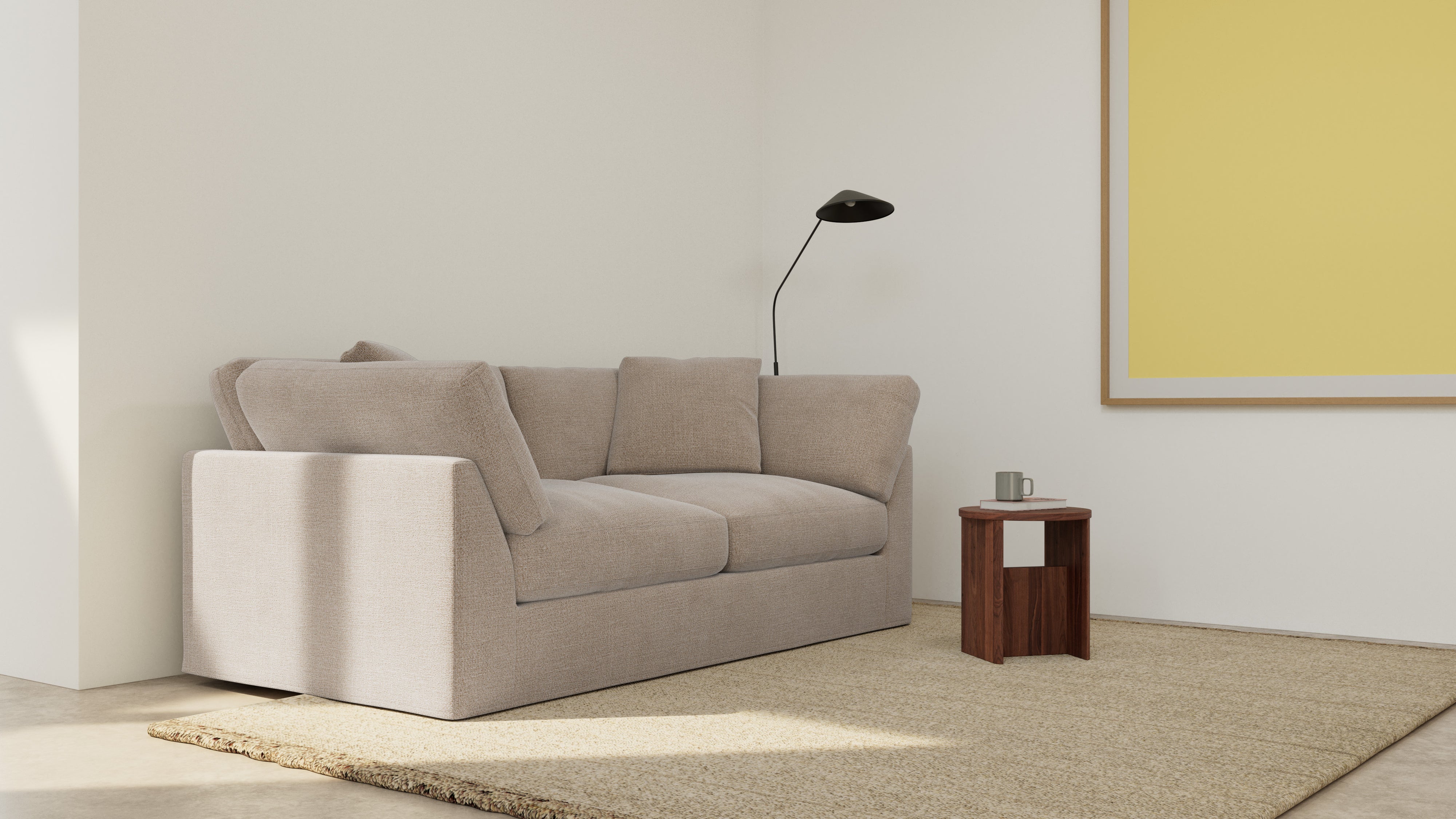Get Together™ Sofa, 2.5 Seater, Champagne
