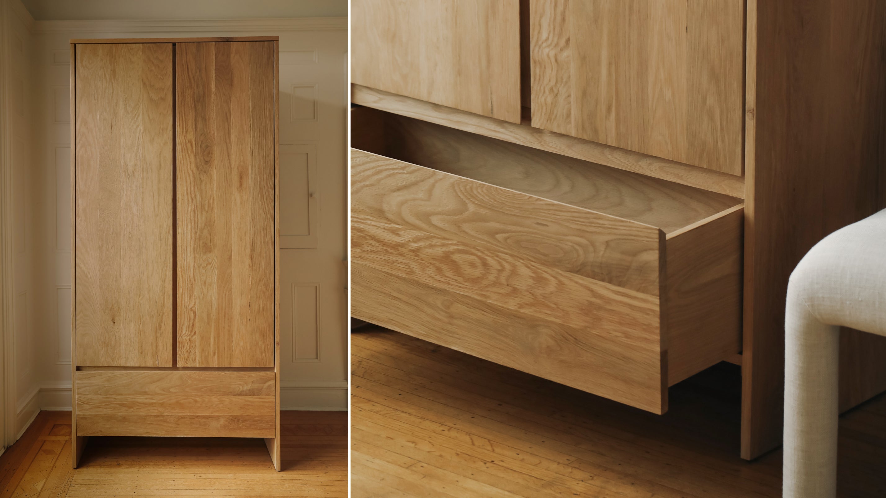 Everyday Armoire, Oak - Image 4