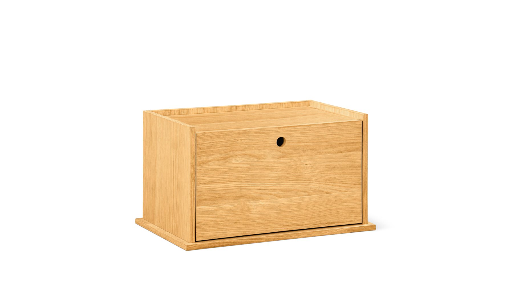 Keep Stacking Storage System, Closed, White Oak - Image 1
