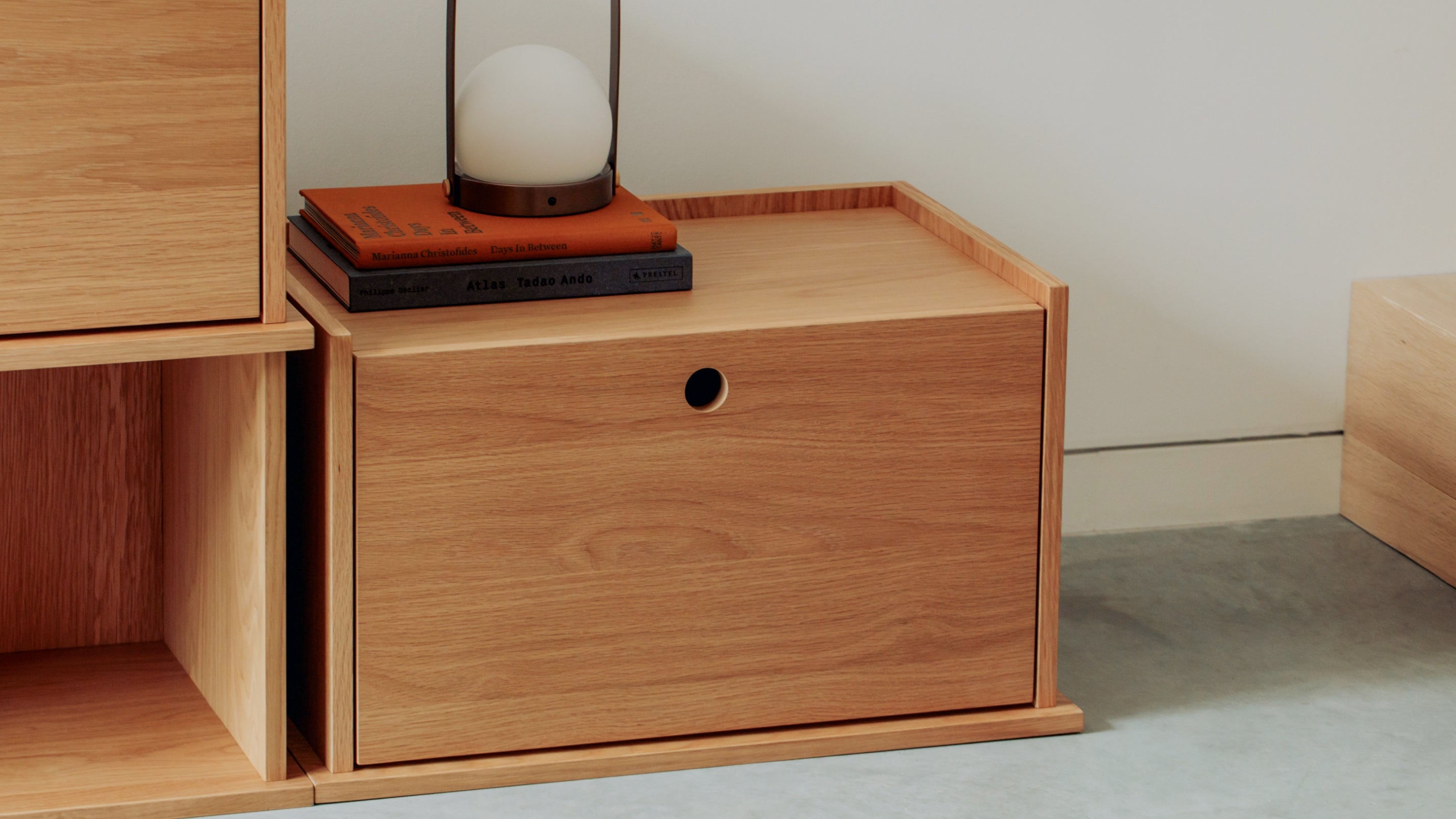 Keep Stacking Storage System, Closed, White Oak - Image 3