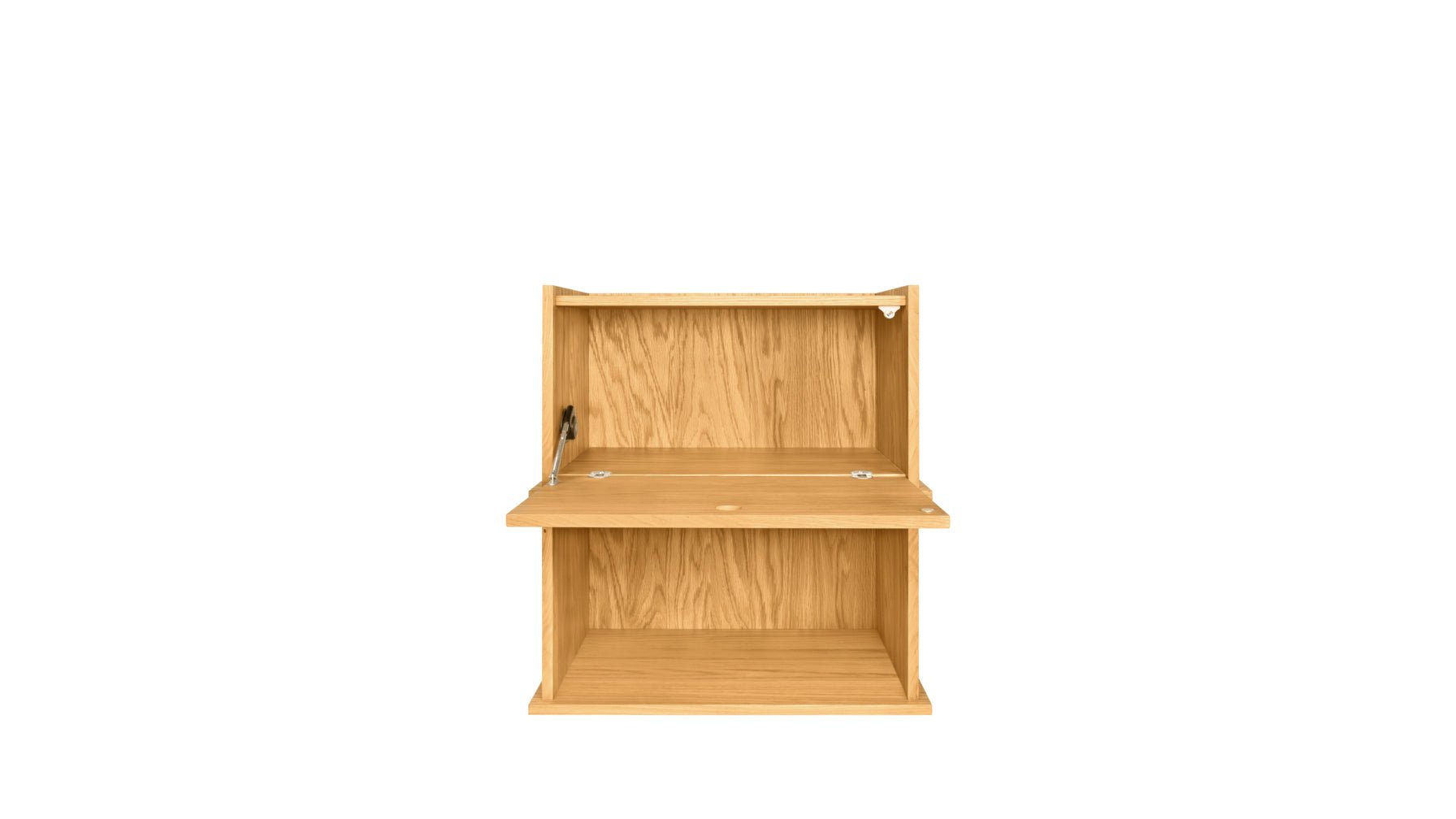 Keep Stacking Storage System 2-Piece, Open and Closed, White Oak - Image 8