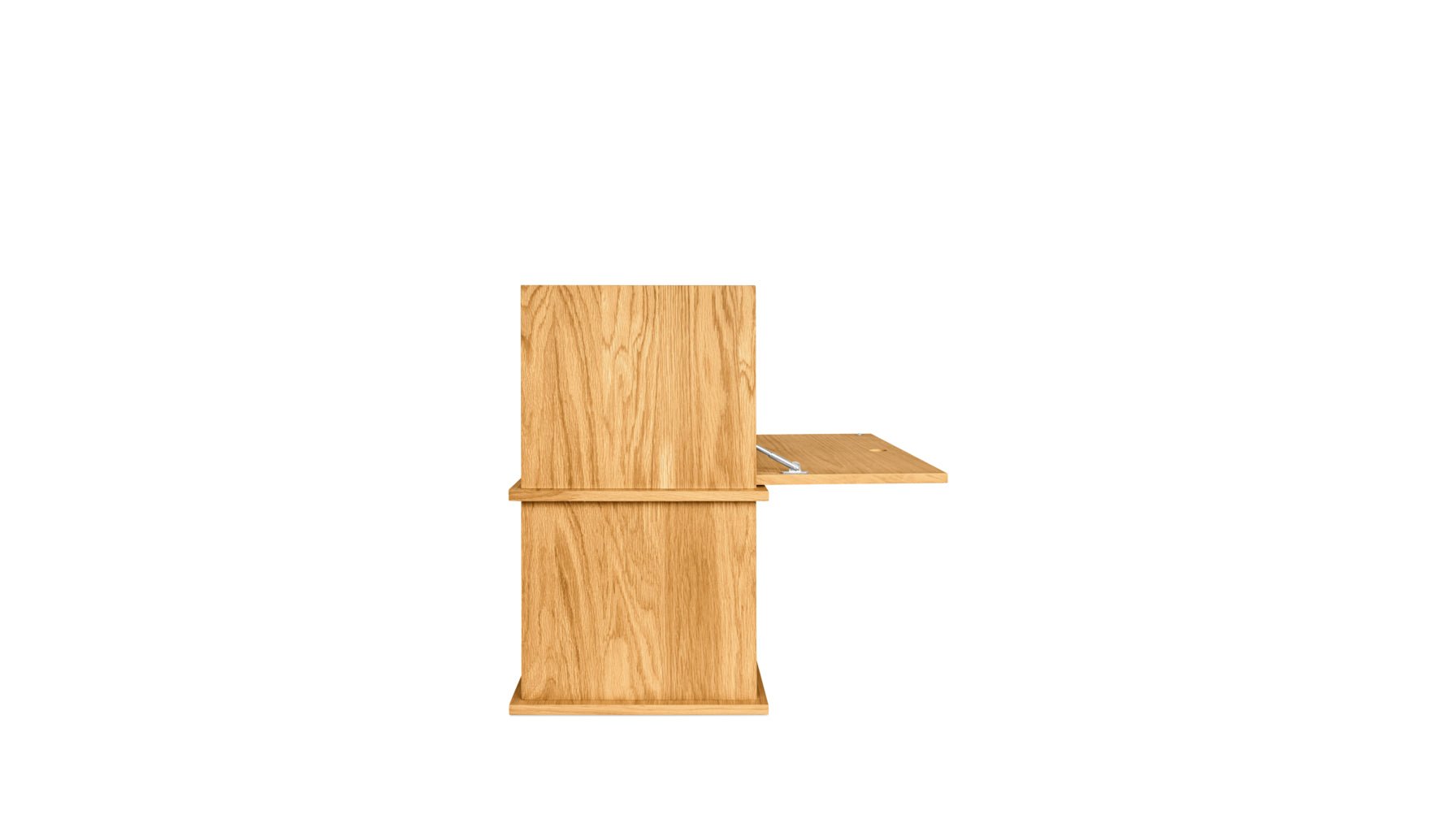 Keep Stacking Storage System 2-Piece, Open and Closed, White Oak - Image 10