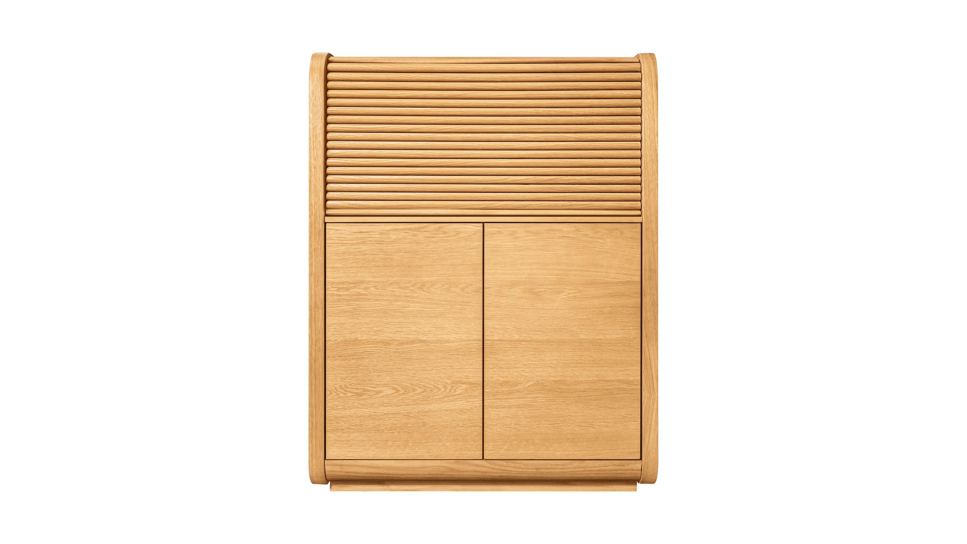 Roll Out Cabinet, White Oak