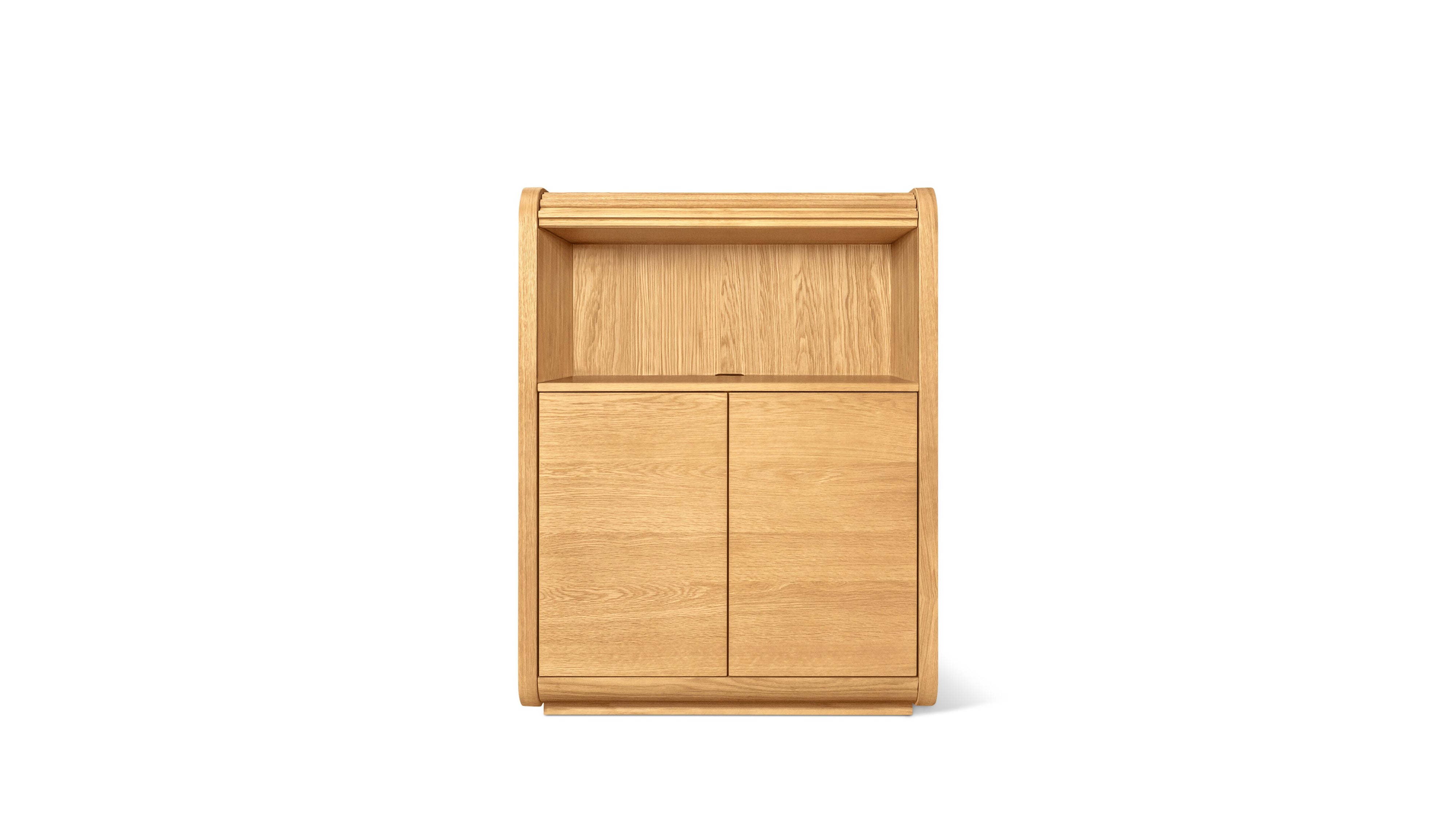 Roll Out Cabinet, White Oak