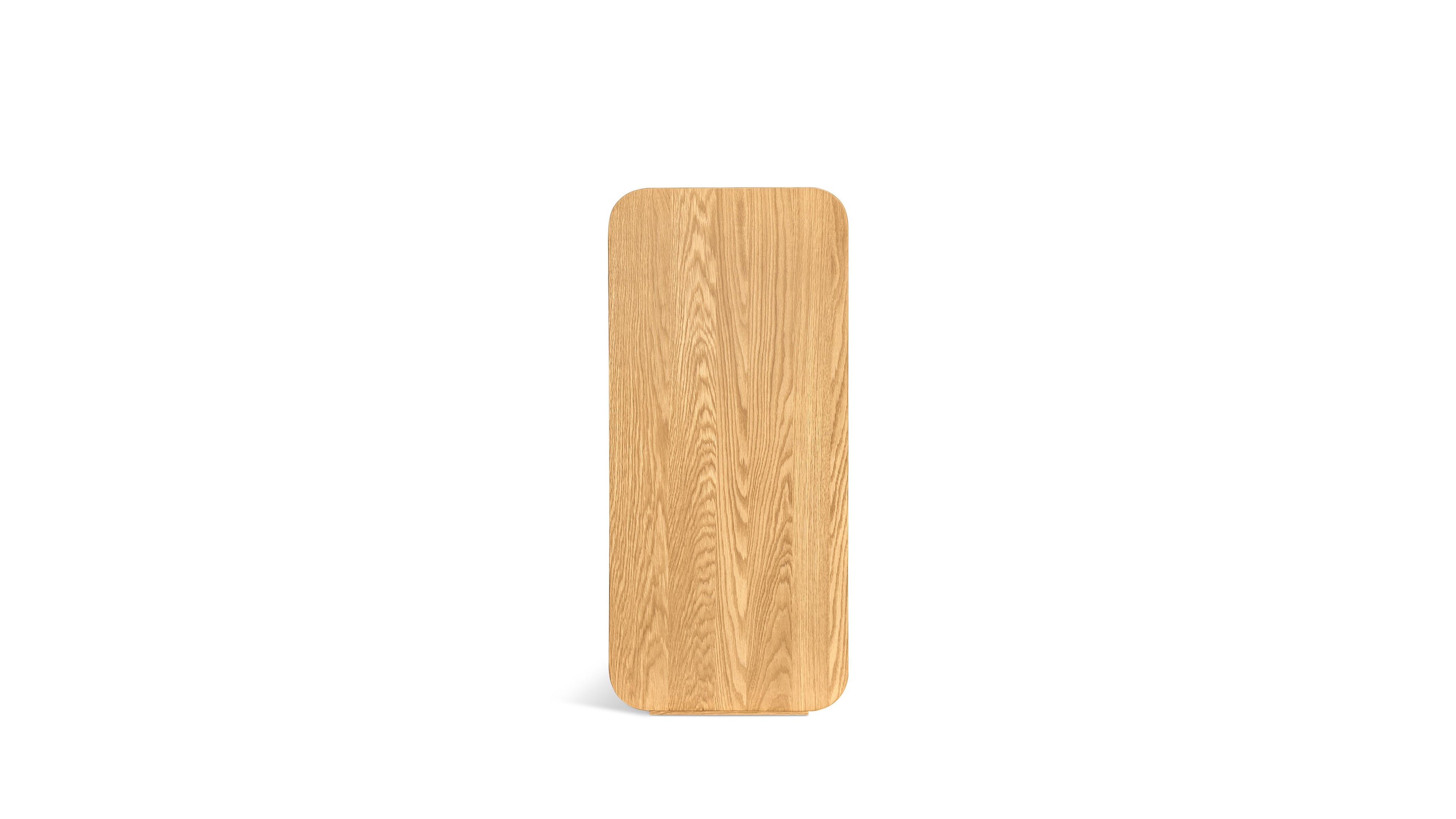 Roll Out Cabinet, White Oak