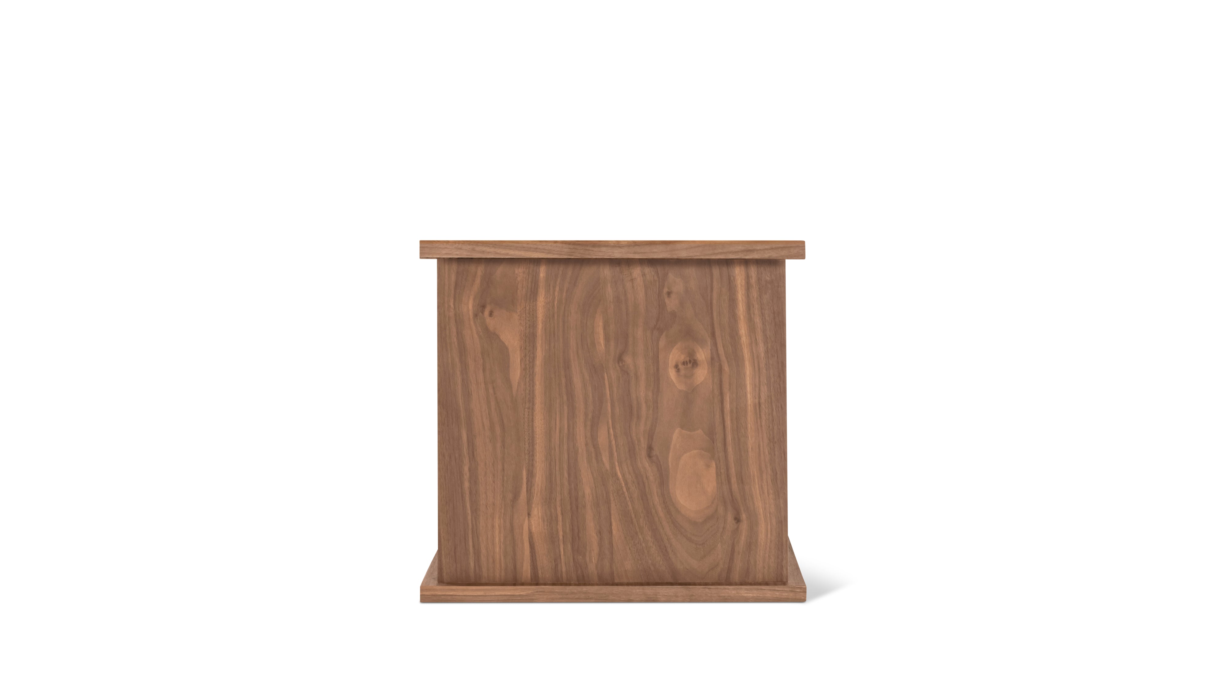 Keep Stacking Storage System 1-Piece, Closed, Walnut