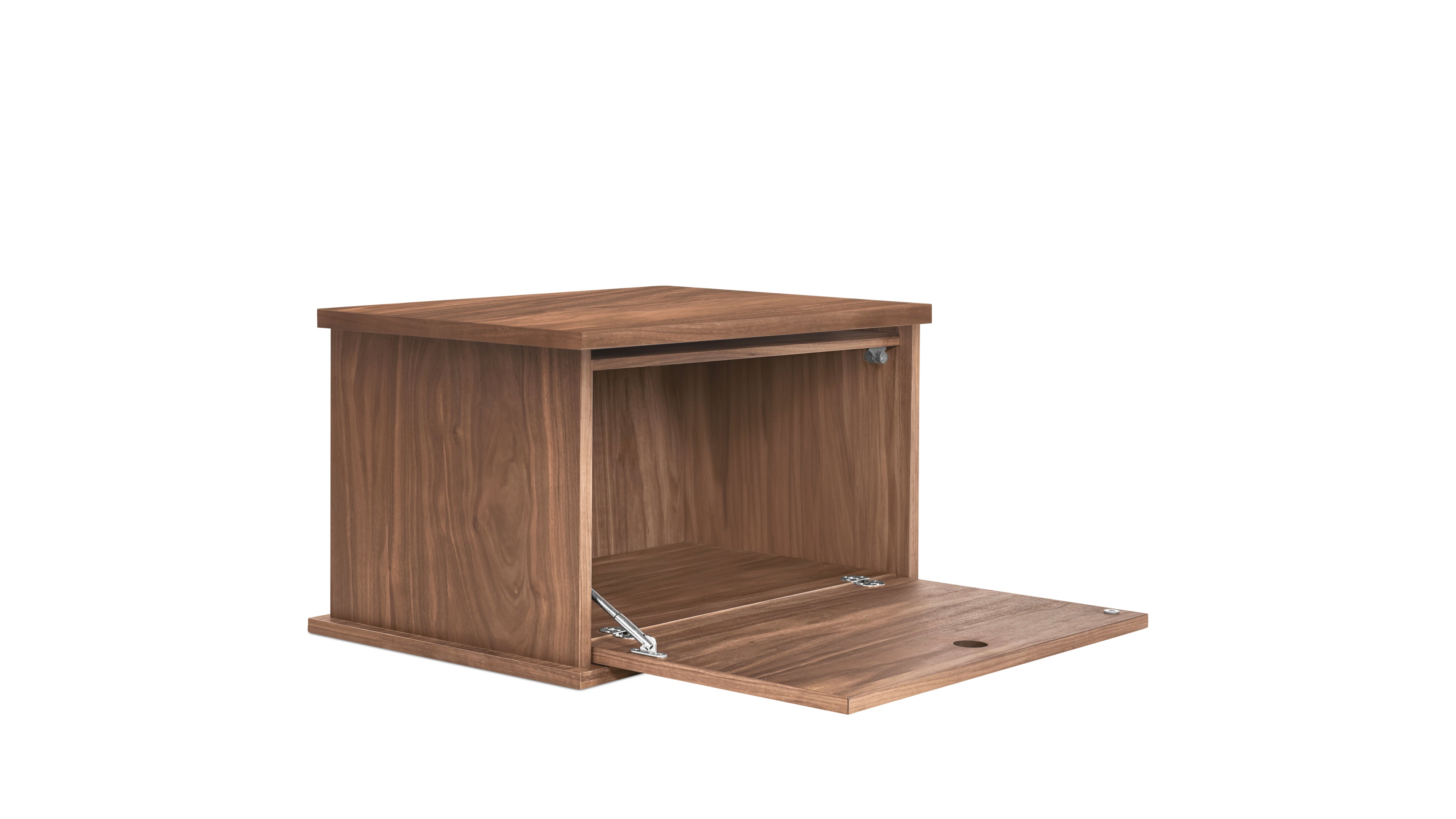 Keep Stacking Storage System 1-Piece, Closed, Walnut