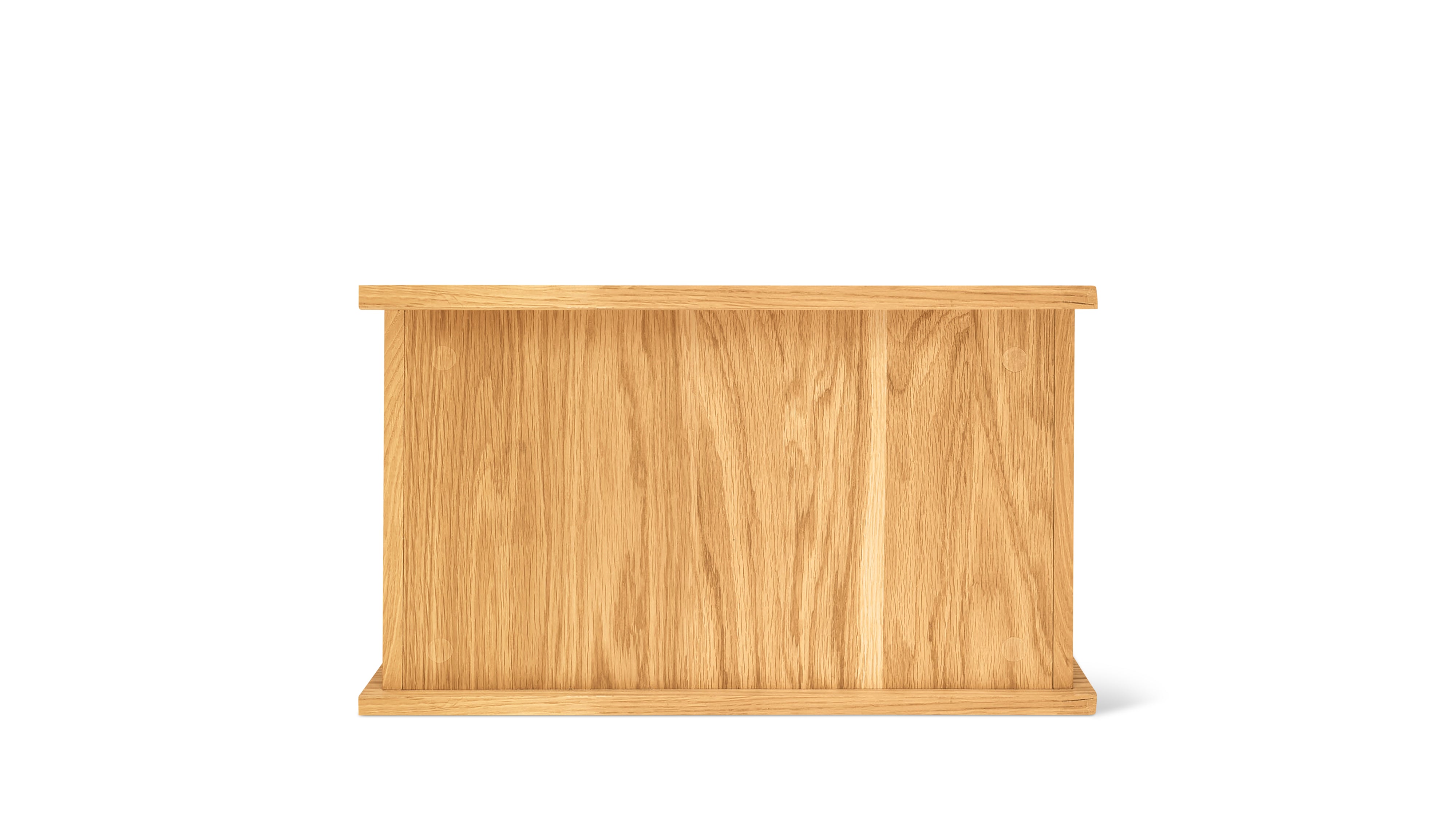 Keep Stacking Storage System 1-Piece, Closed, White Oak