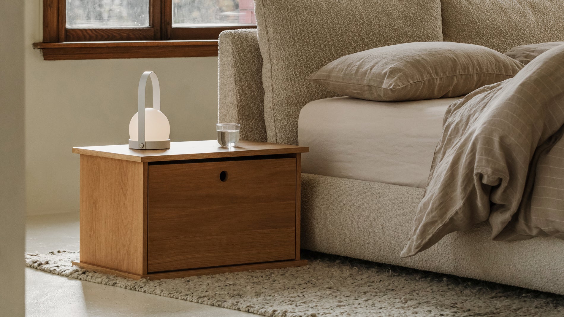 Keep Stacking Storage System 1-Piece, Closed, White Oak_image