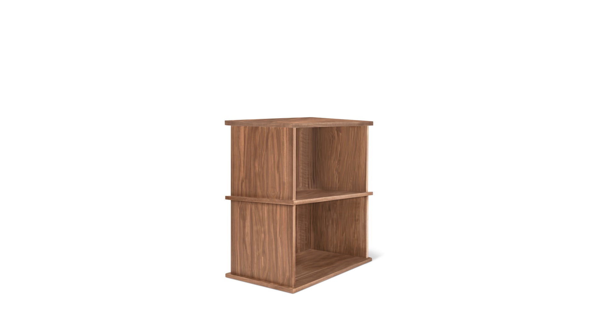 Keep Stacking Storage System 2-Piece, Open, Walnut_image