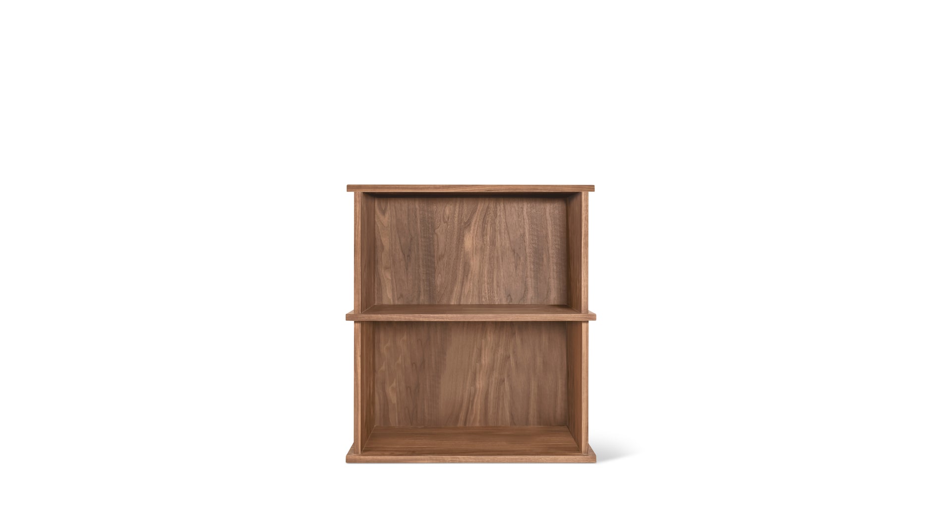 Keep Stacking Storage System 2-Piece, Open, Walnut_image