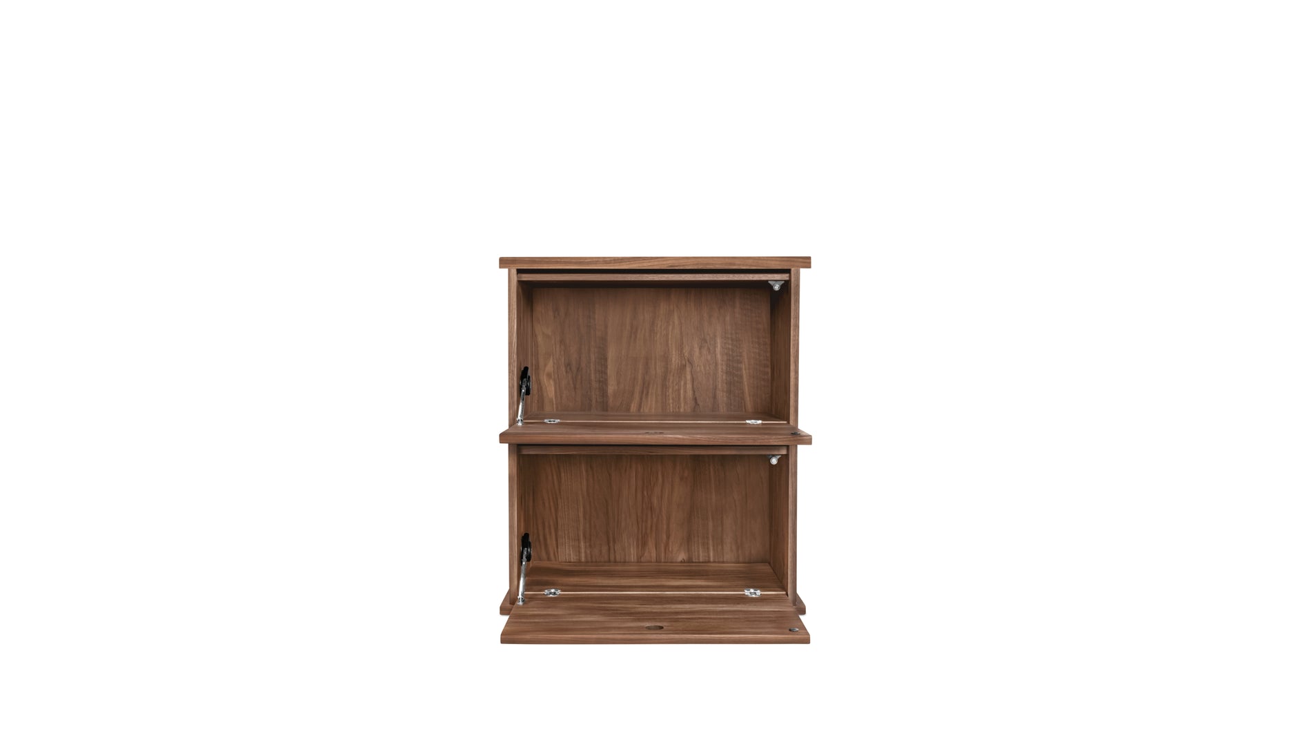 Keep Stacking Storage System 2-Piece, Closed, Walnut_image