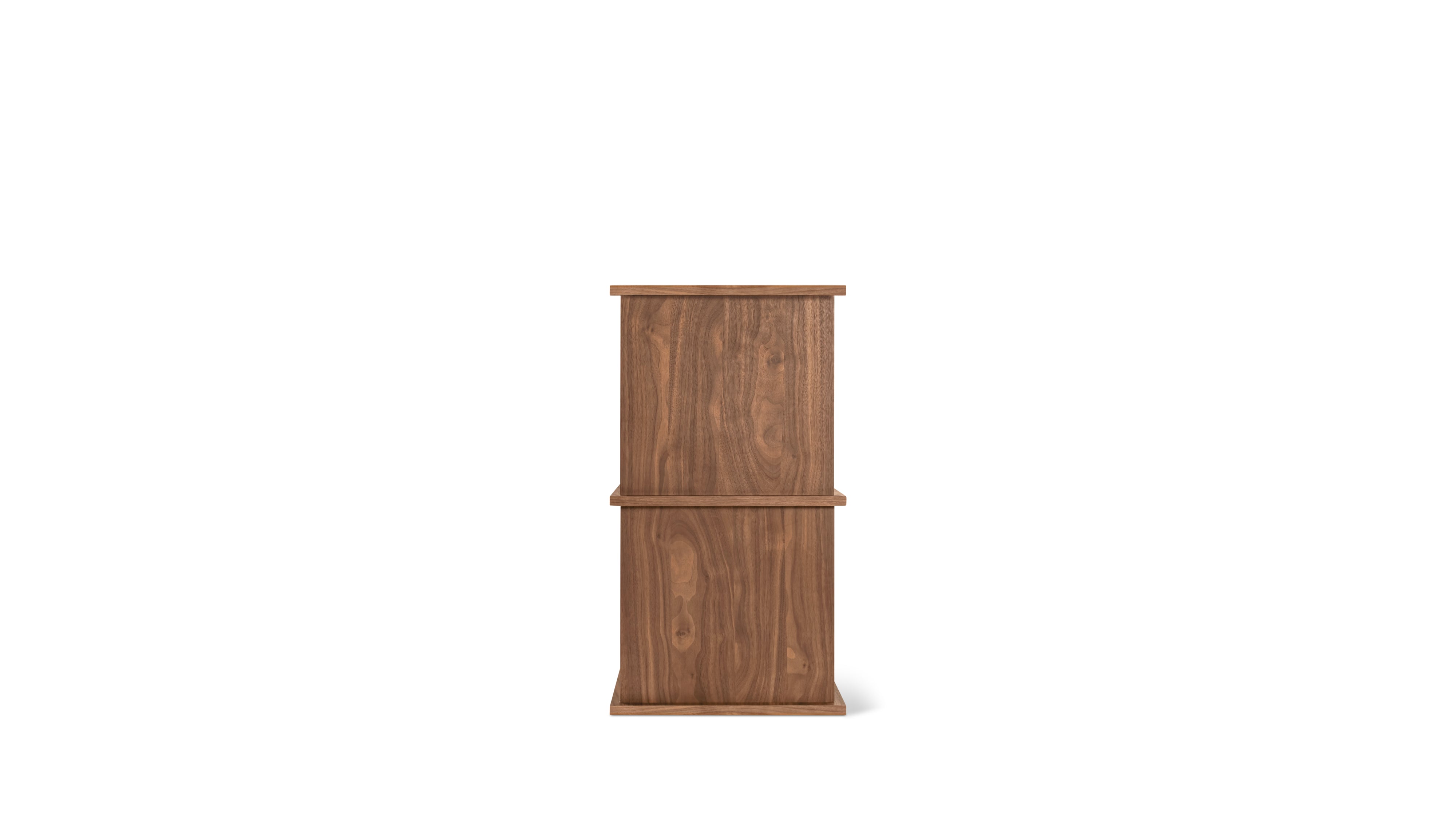 Keep Stacking Storage System 2-Piece, Closed, Walnut