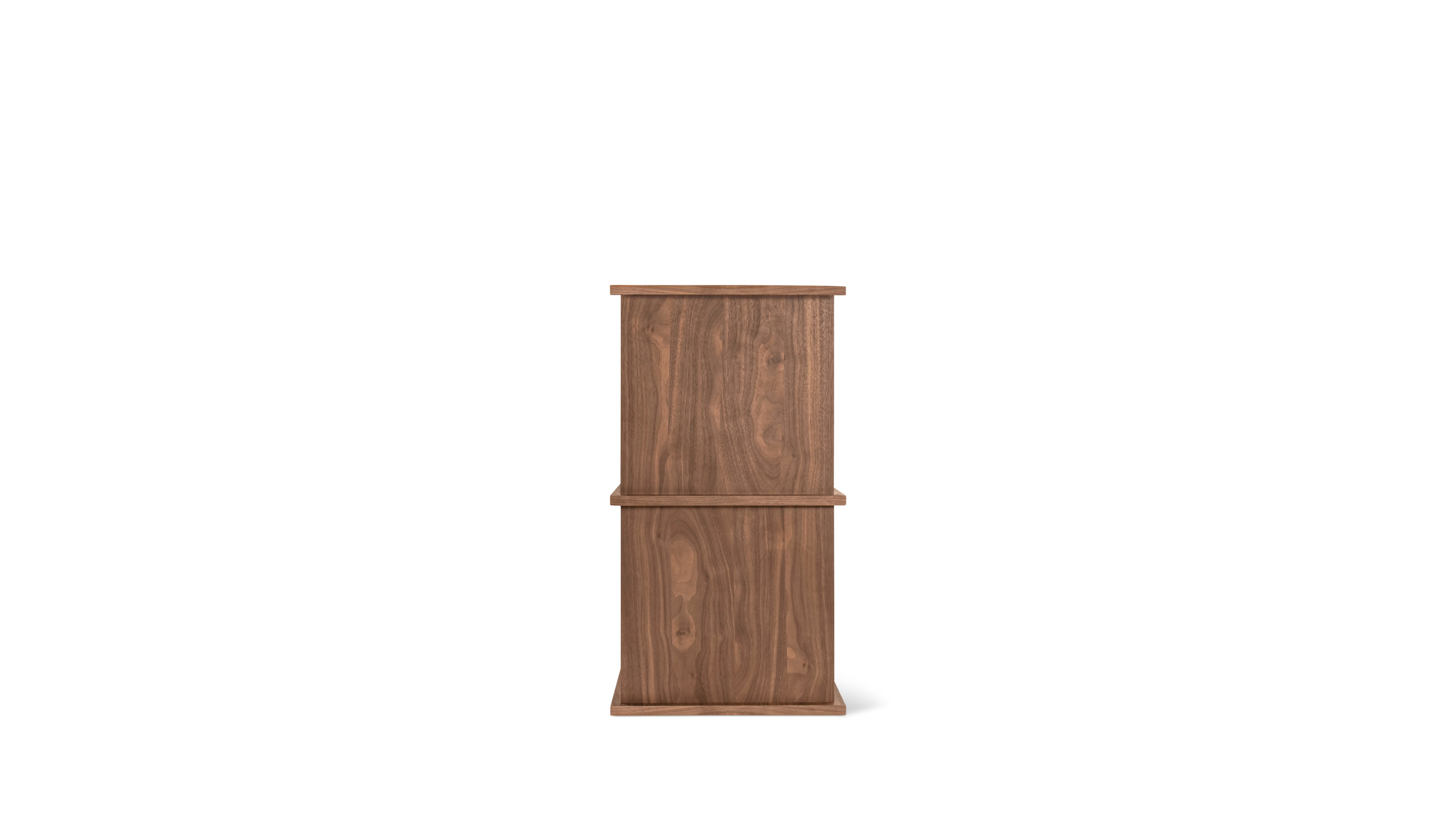 Keep Stacking Storage System 6-Piece, Open and Closed, Walnut