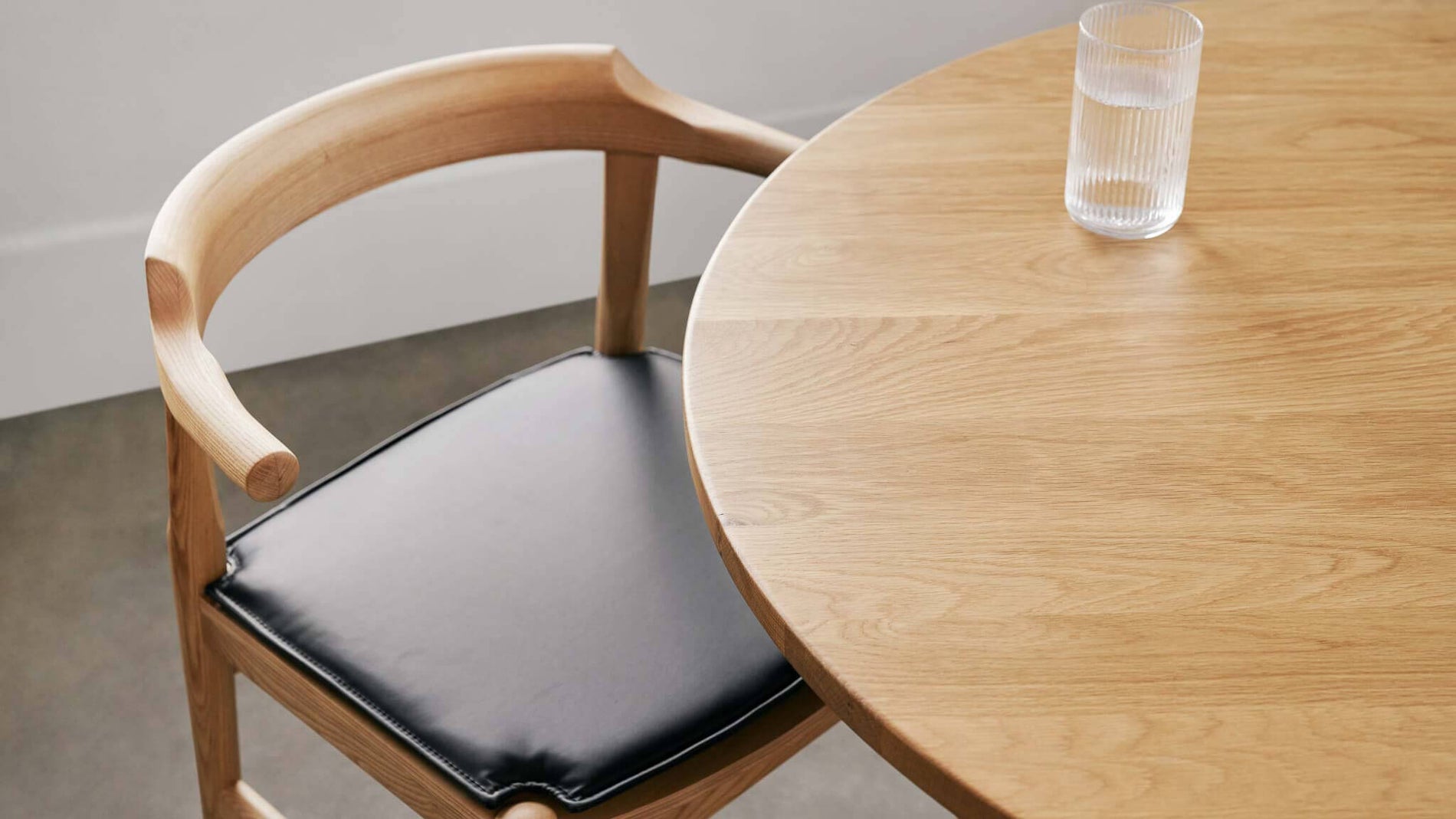 Seat Cushion - Tuck In Dining Chair, Black_image