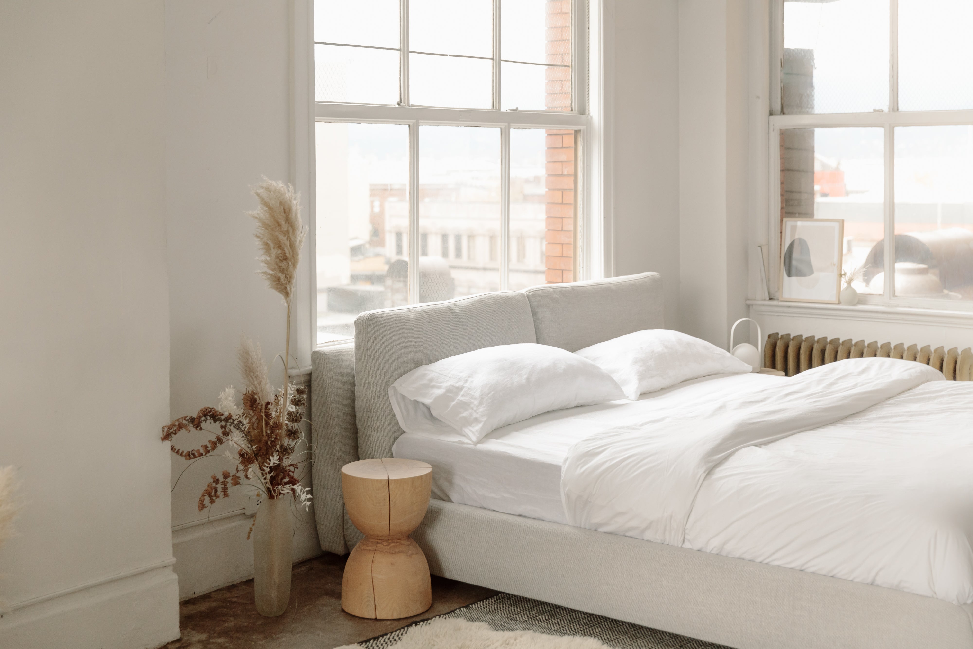 Cloud Bed with Storage, King, Stone - Image 9