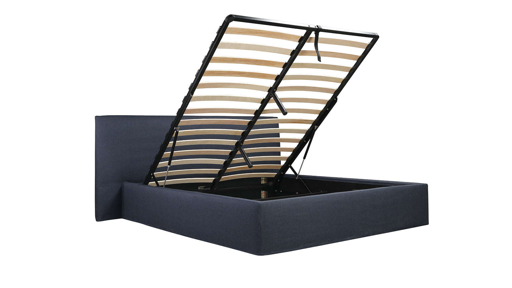 Wave Bed with Storage, King, Midnight - Image 7