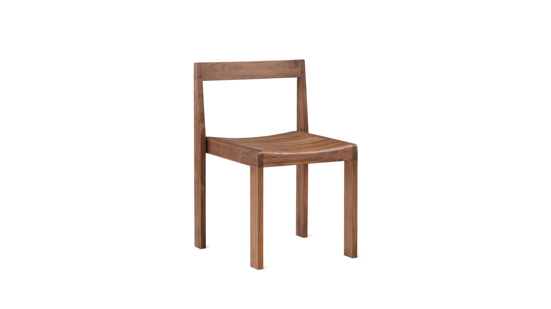 Plane Dining Chair (Set of Two), American Walnut - Image 1