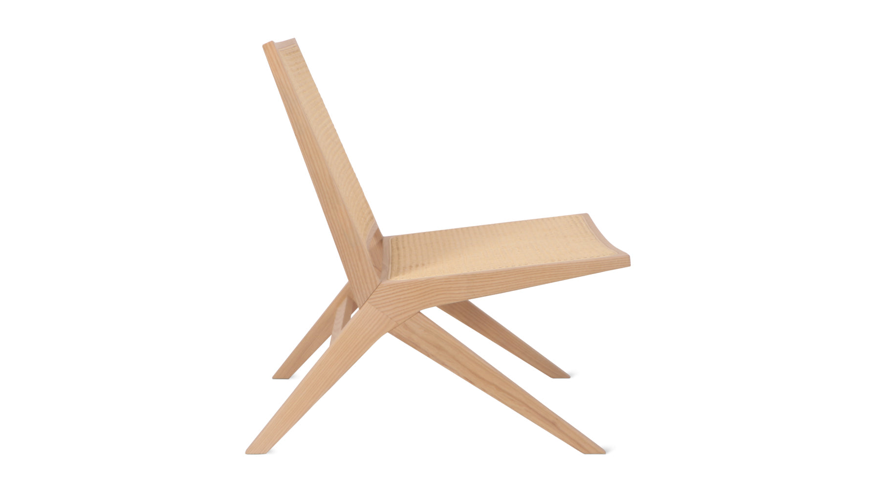 Endless Summer Lounge Chair, Natural Cane/White Ash - Image 5