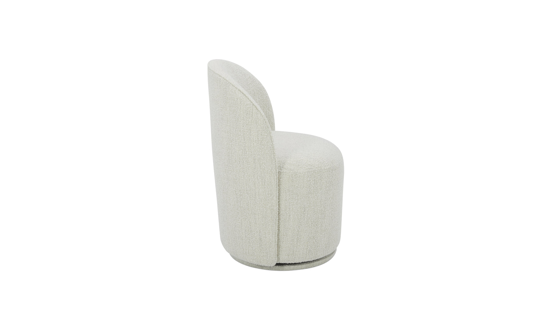 Dialed In Swivel Dining Chair, Sea Pearl - Image 3