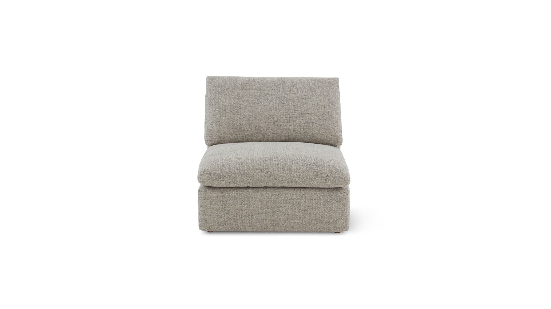 Slipcover - Movie Night™ Armless Chair, Standard, Oatmeal - Image 1