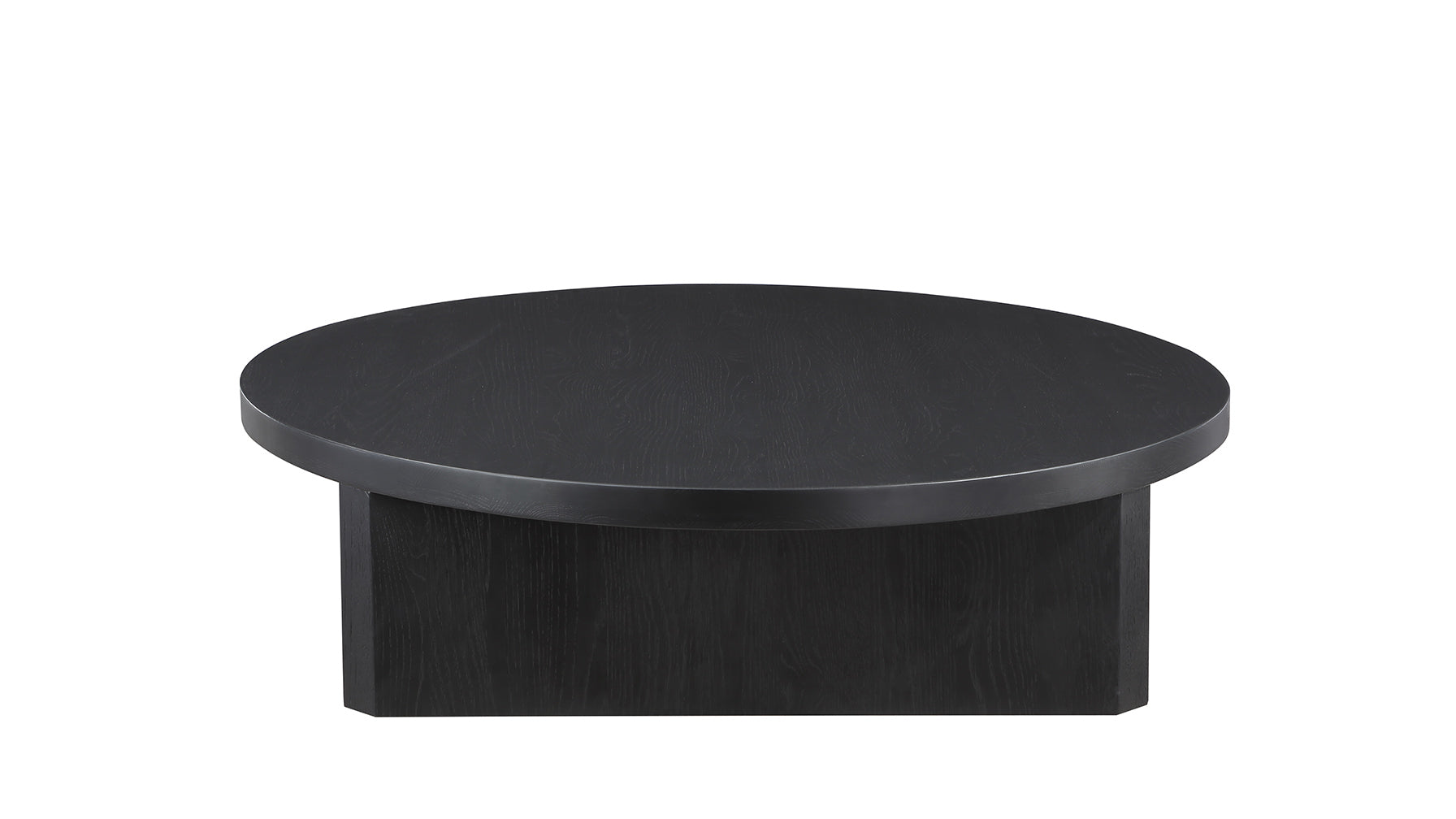 Field Coffee Table Round, Black Oak - Image 4