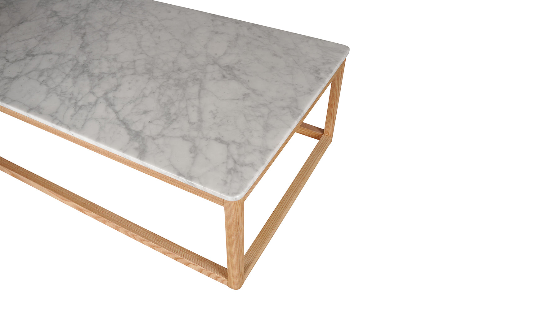 Still Coffee Table, Marble and White Ash - Image 5