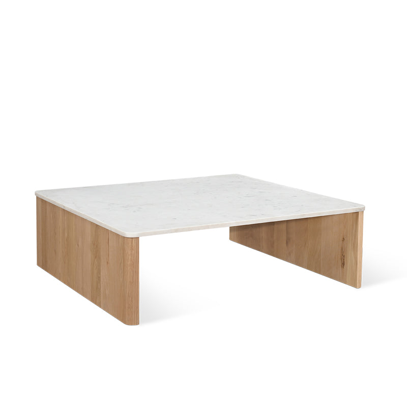 Form Marble Coffee Table, Oak - Image 8