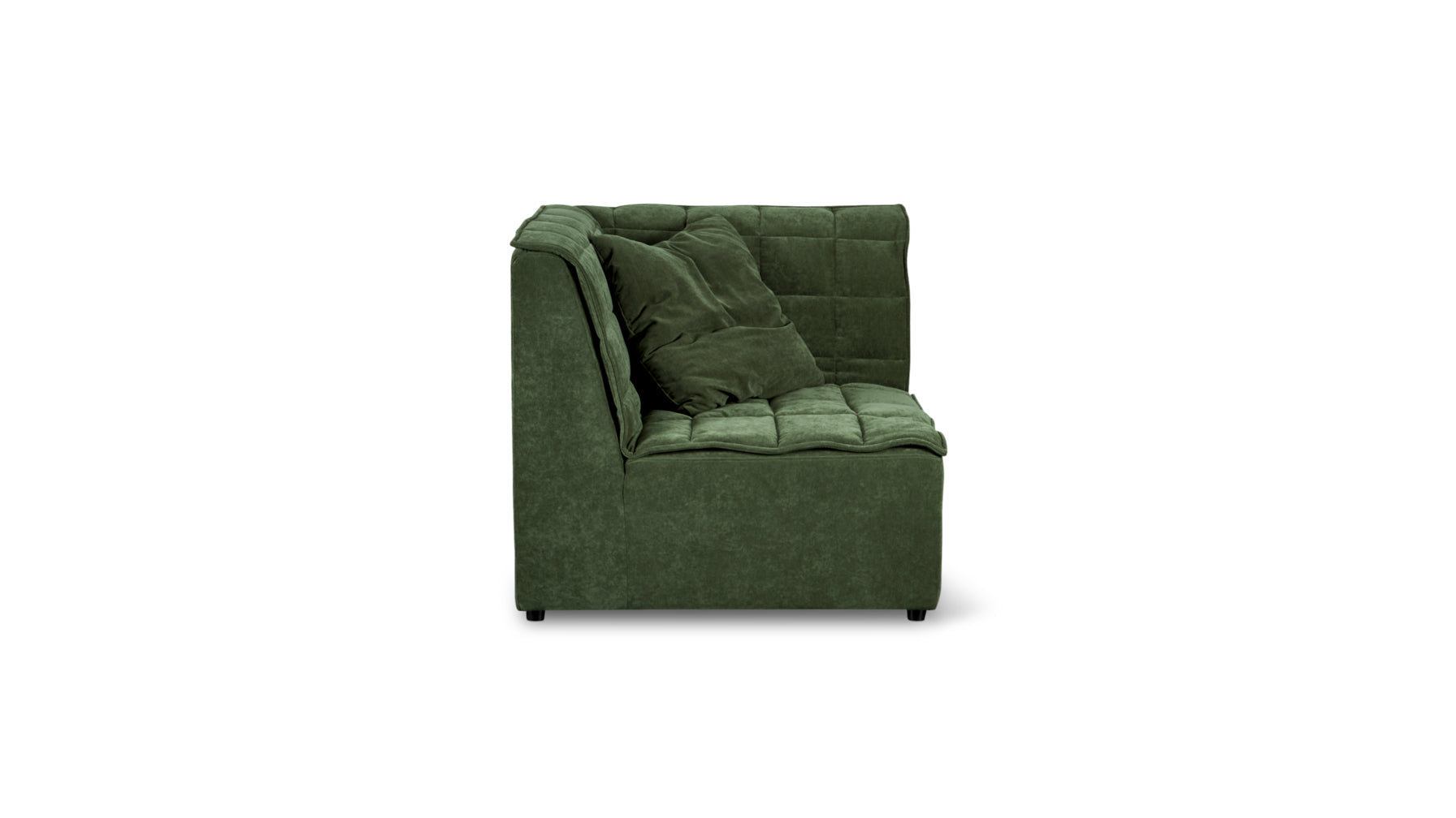 Quilt Corner Chair, Moss - Image 3