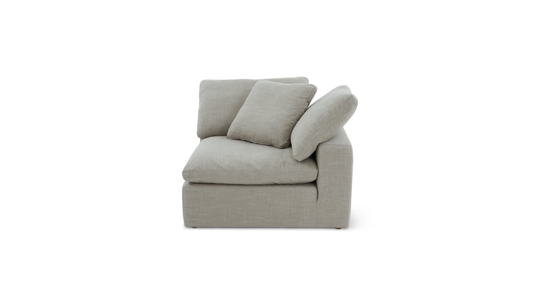Slipcover - Movie Night™ Corner Chair, Standard, Light Pebble (Left or Right) - Image 1