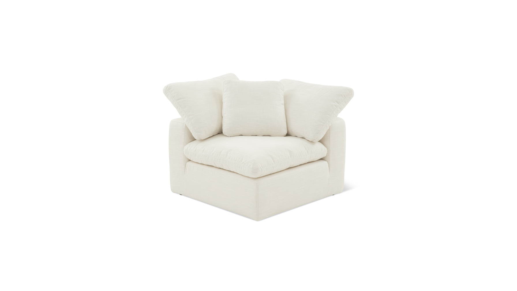 Movie Night™ Corner Chair Standard Cream Linen (Left Or Right) - Image 3