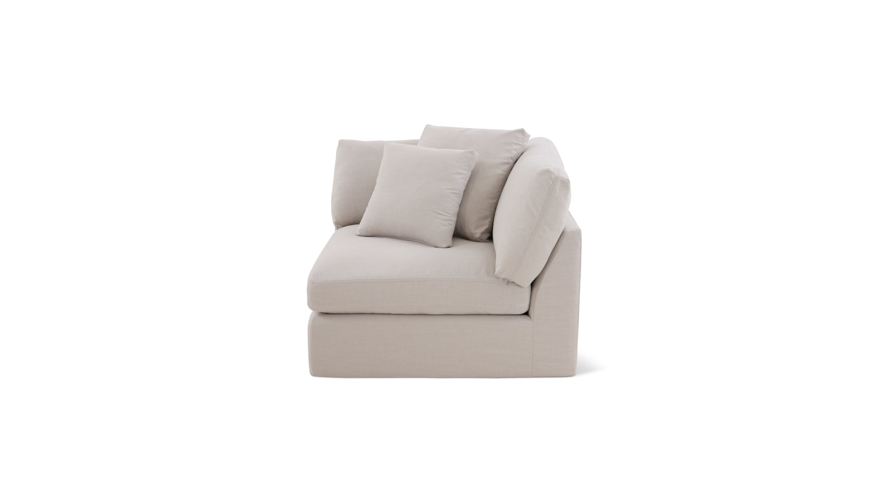 Slipcover - Get Together™ Corner Chair, Large, Clay (Left Or Right) - Image 2