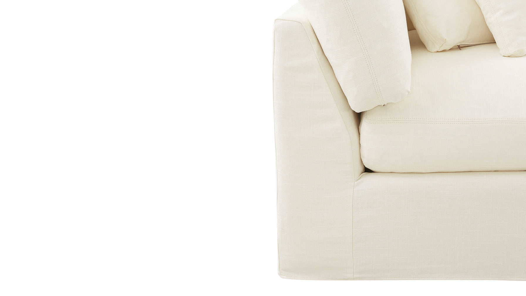 Get Together™ Corner Chair, Large, Cream Linen - Image 9